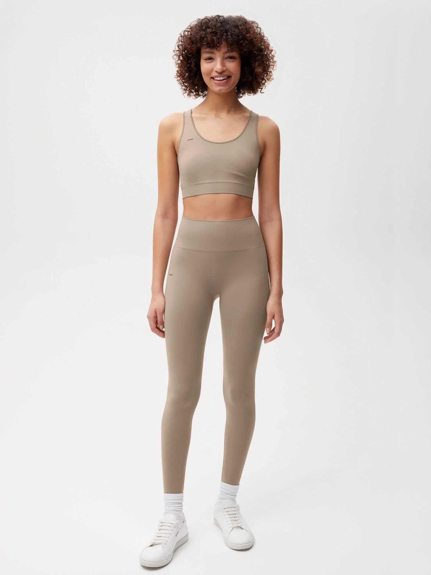 Activewear Womens Leggings Taupe 