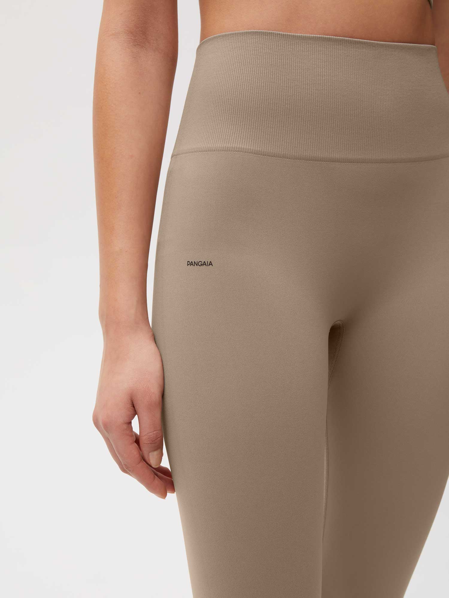 Activewear Womens Leggings Taupe 