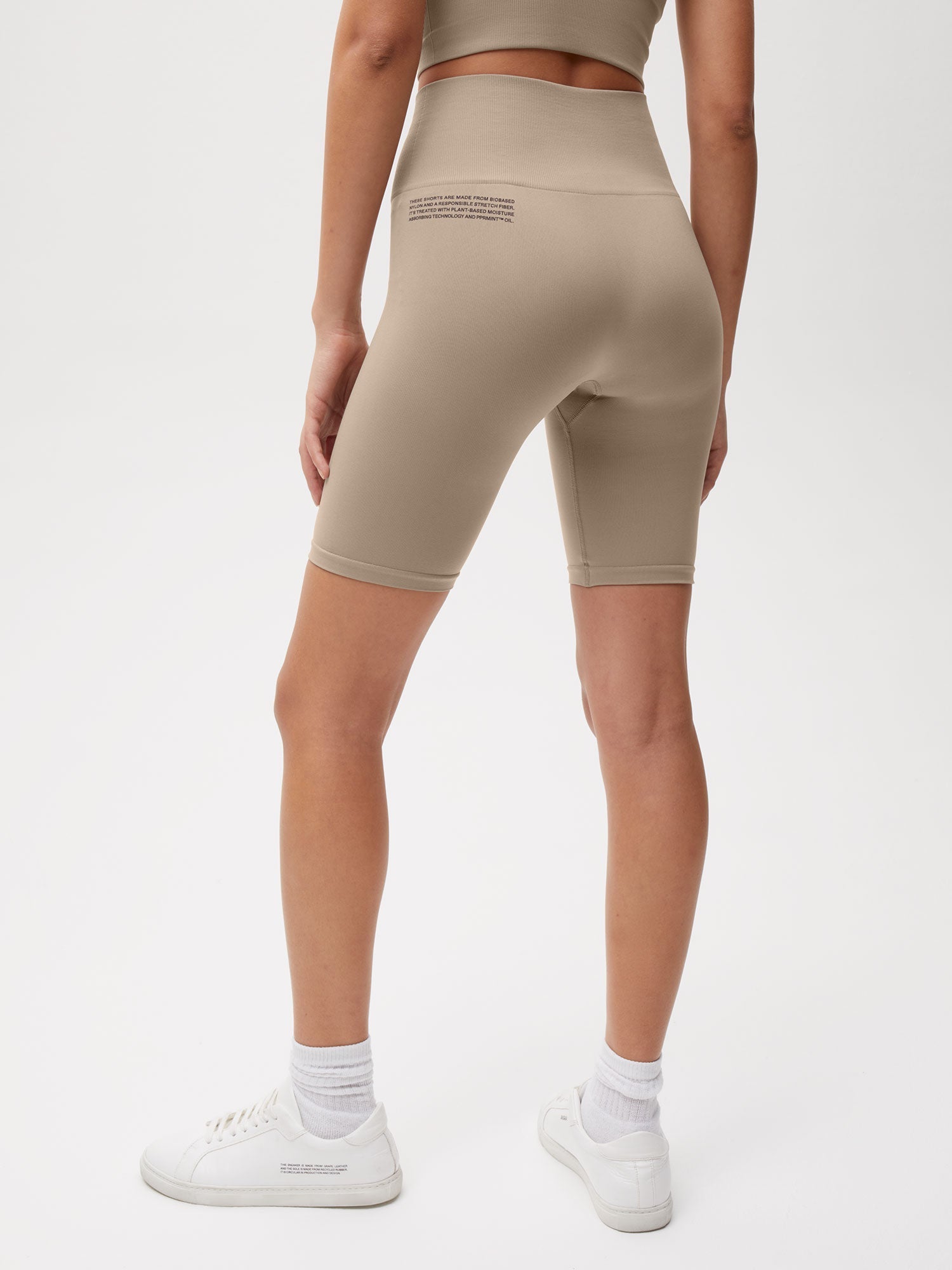 Activewear Womens Shorts Taupe 