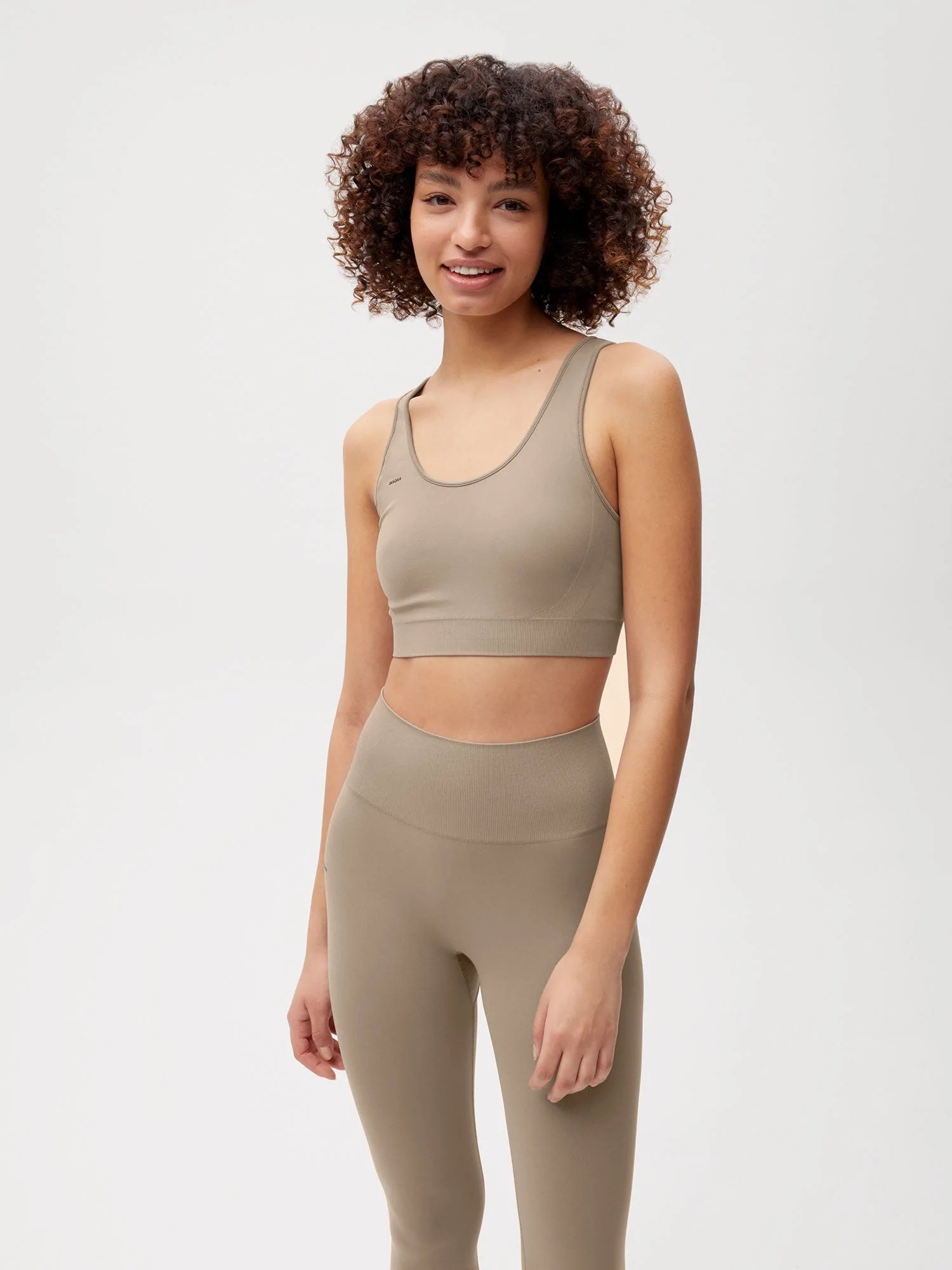 Activewear Womens Sports Bra Taupe 