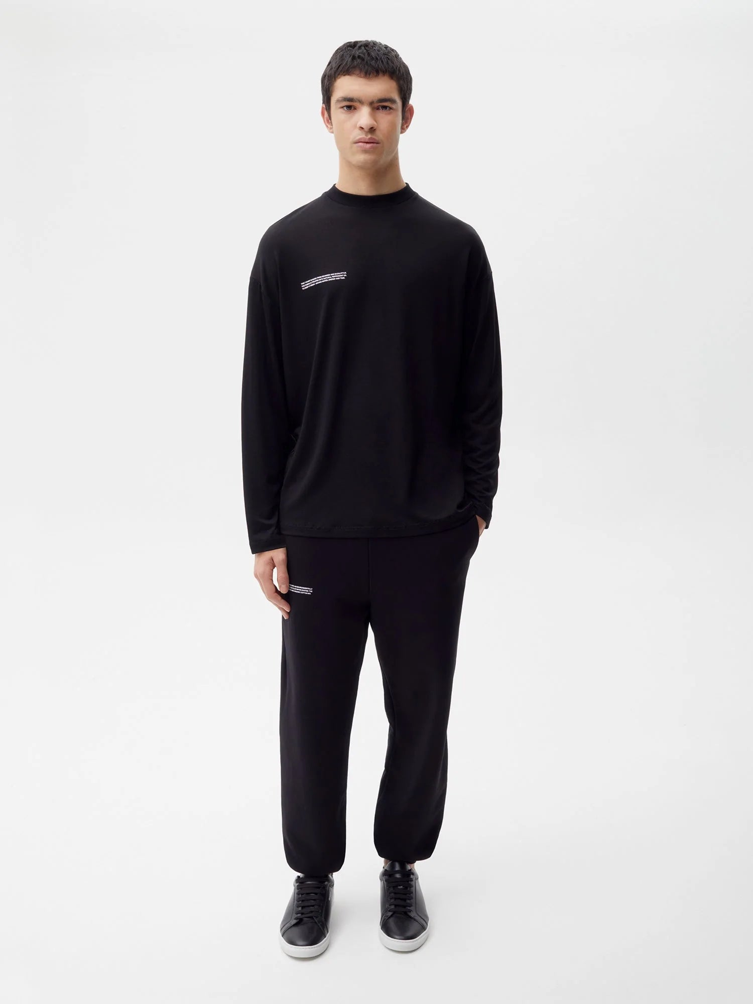 C Fibre Heavyweight Crew Neck Black 