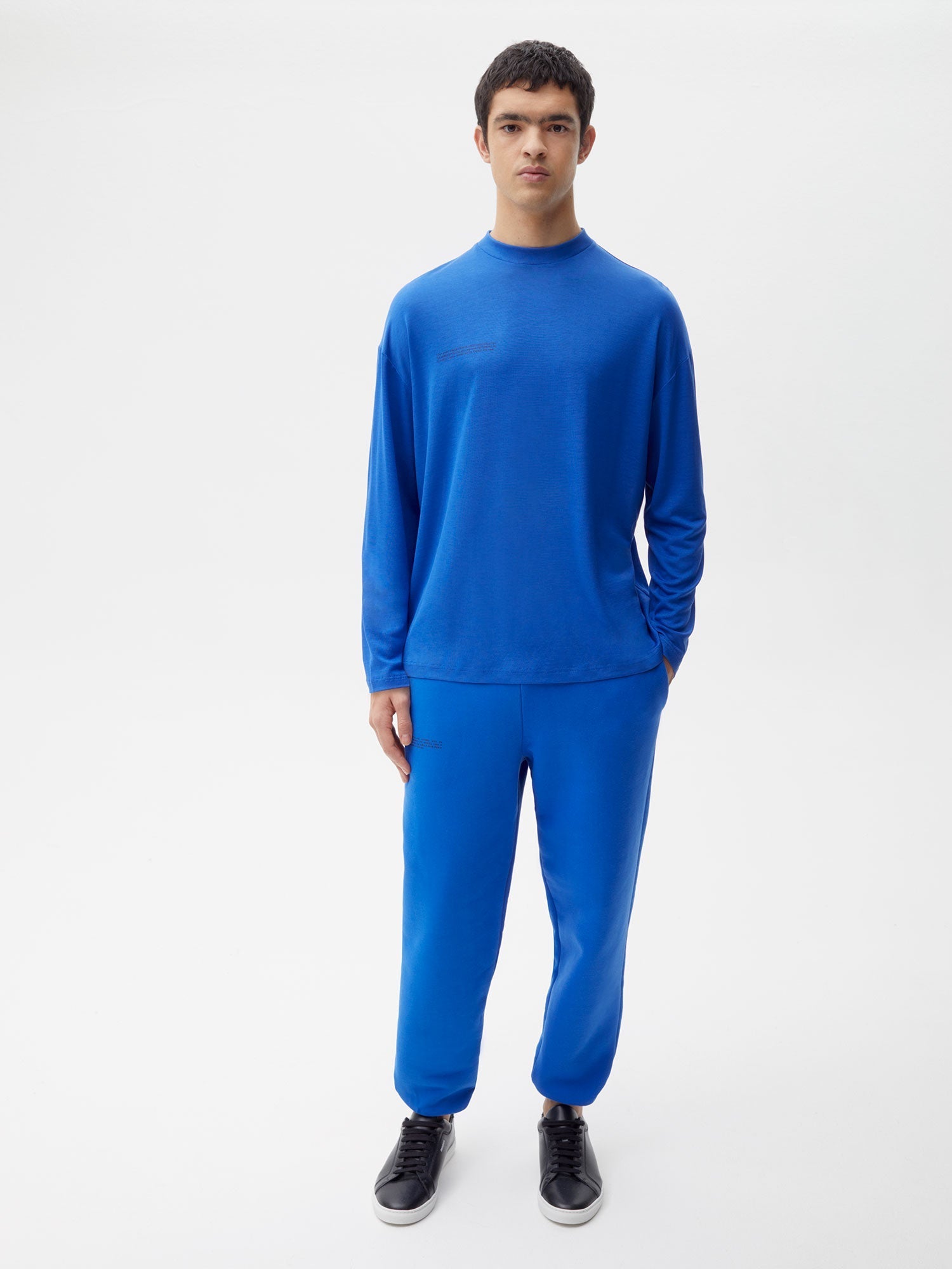 C Fibre Heavyweight Crew Neck Cobalt Blue 