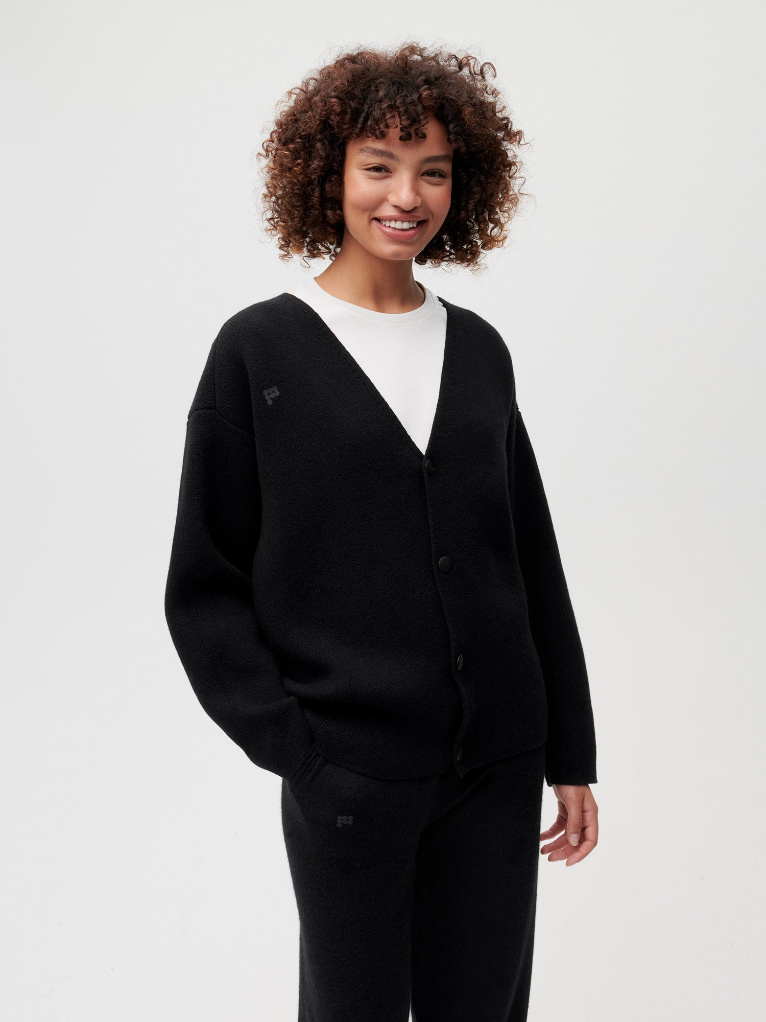 Cashmere Cardigan Black Female