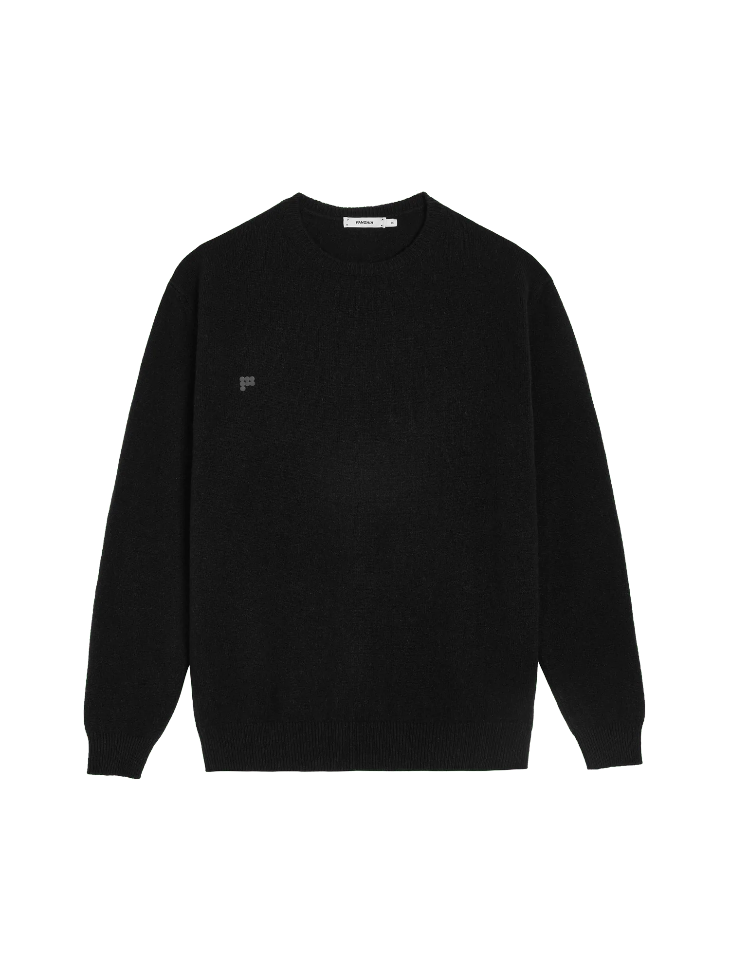 Recycled Cashmere Crewneck Sweatshirt—black-packshot-3