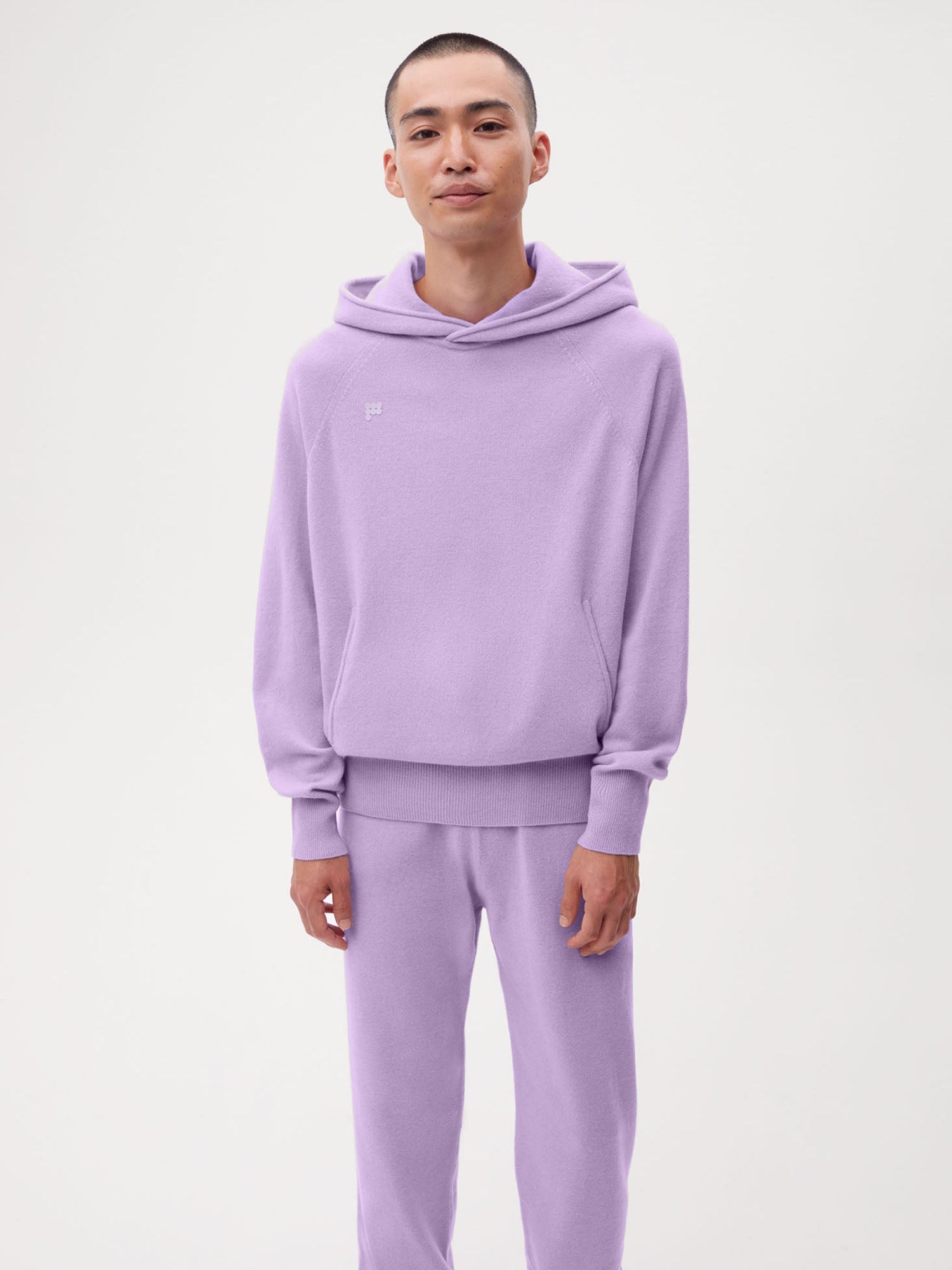 Cashmere Hoodie Orchid Purple Male