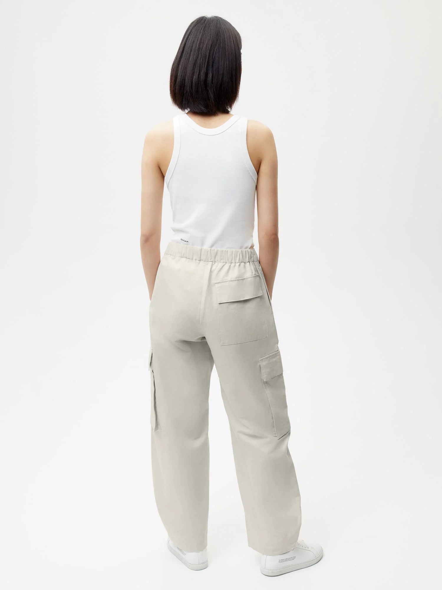 Organic Cotton Blend Cargo Pants Female