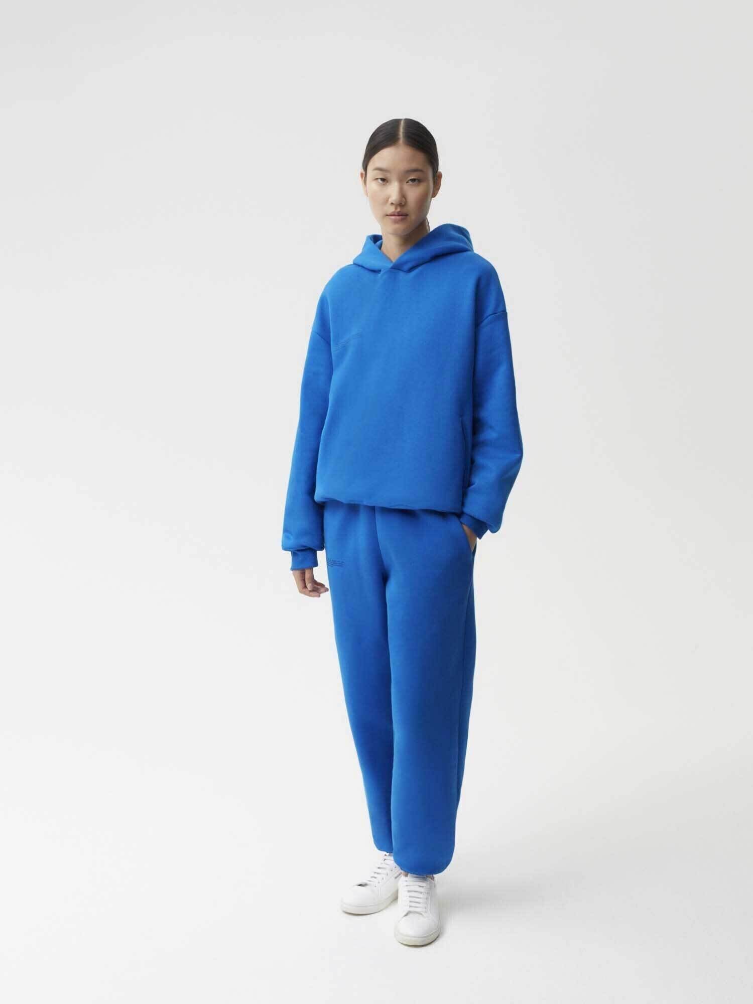 Organic Cotton Hoodie Blue Female