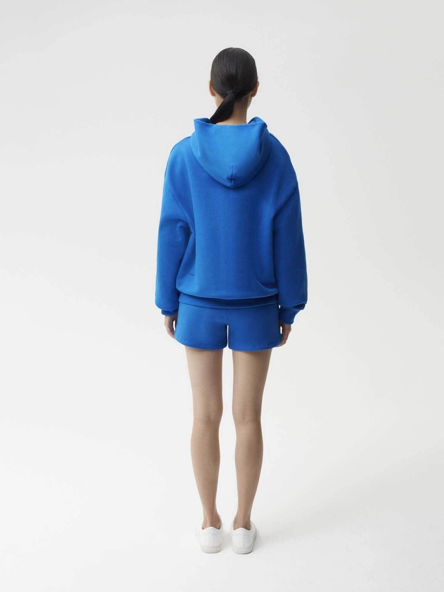 Organic Cotton Hoodie Blue Female