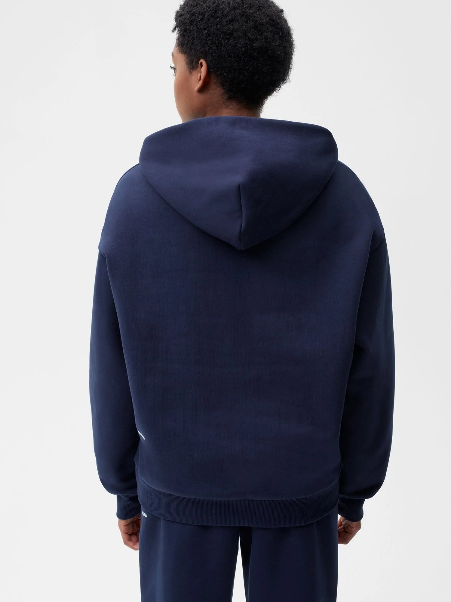 Heavyweight Recycled Cotton Hoodie Navy WW Female