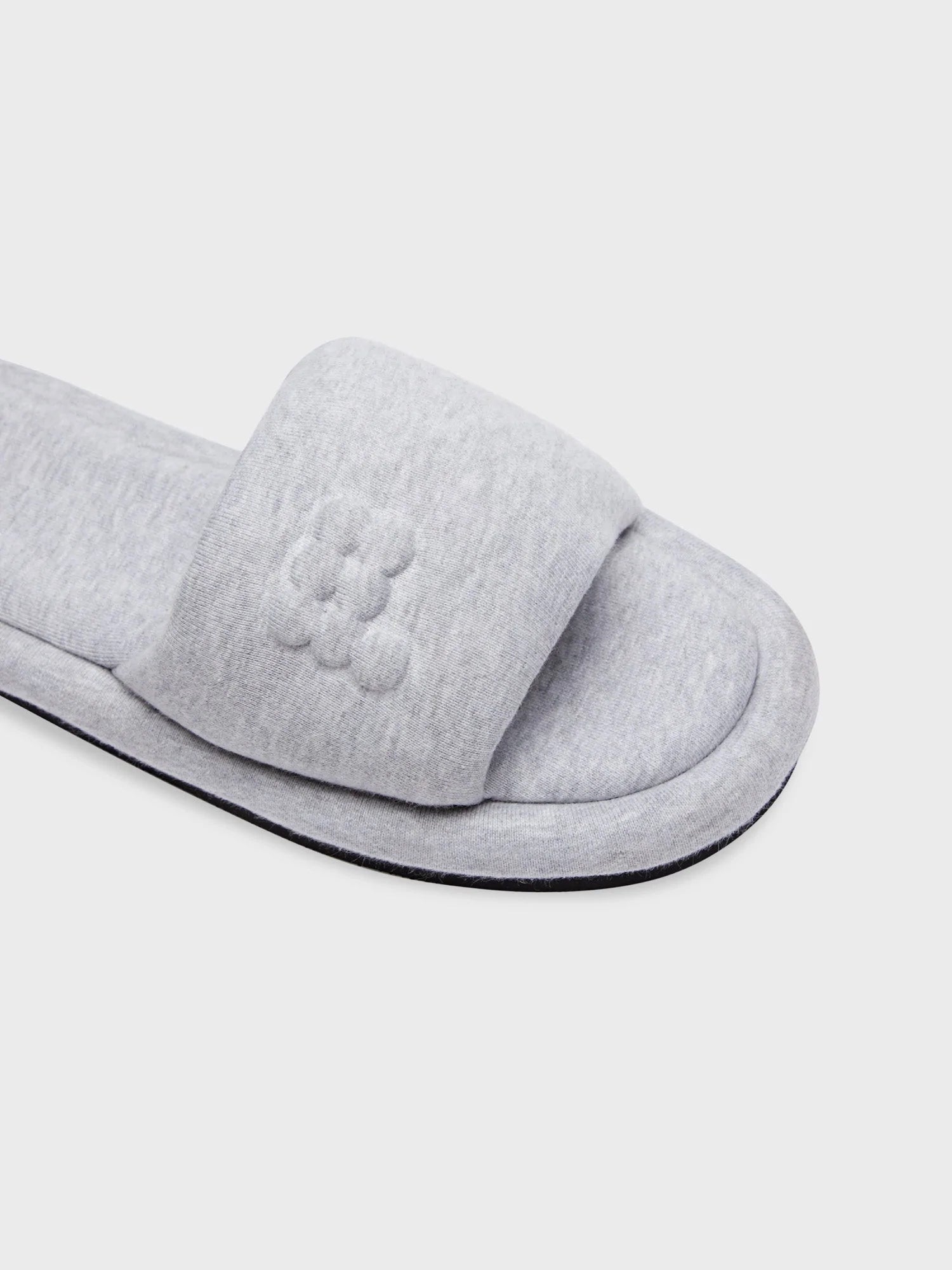 Jersey Slipper Grey Marl