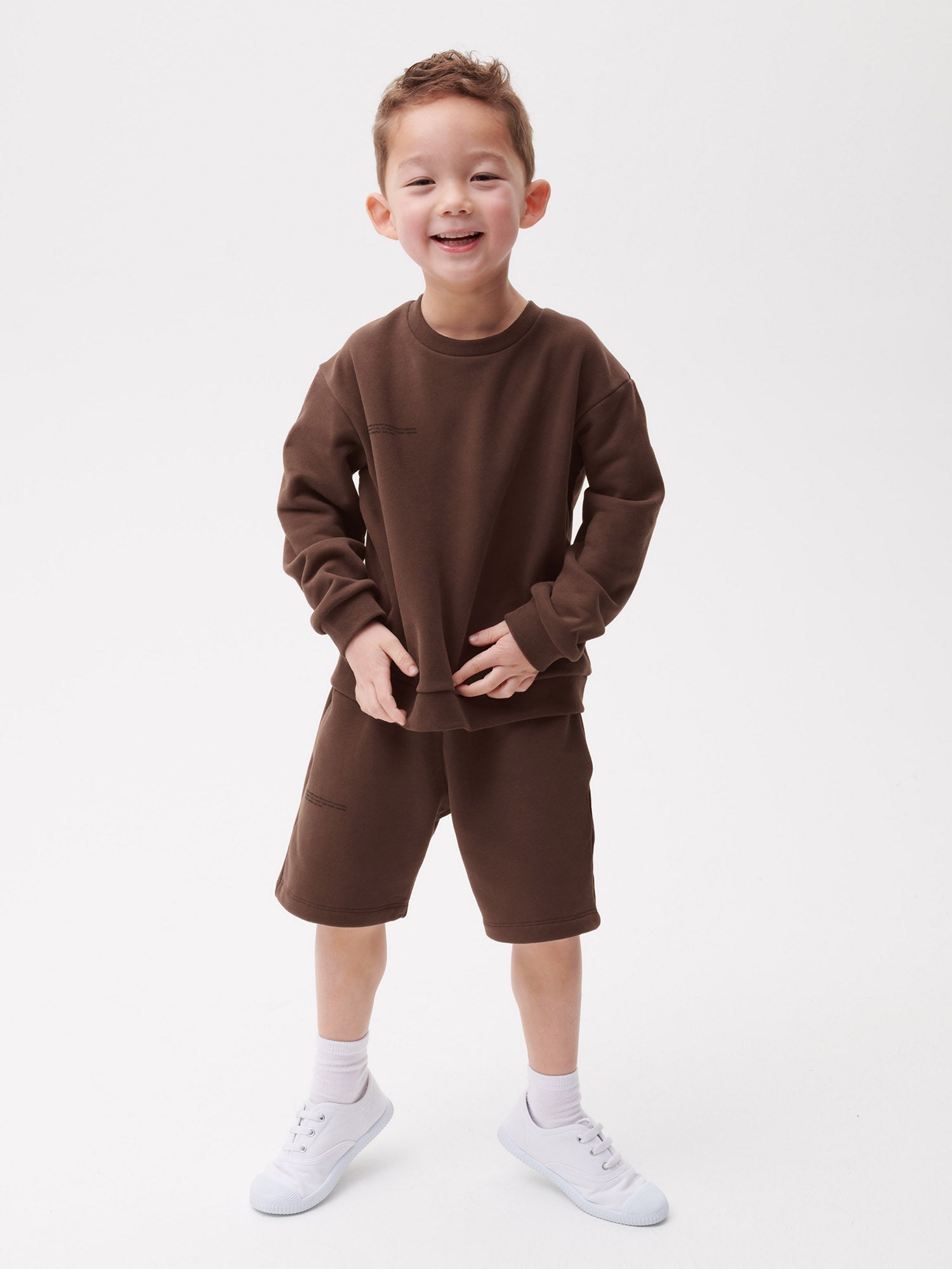 Kids Long Shorts Chestnut Brown