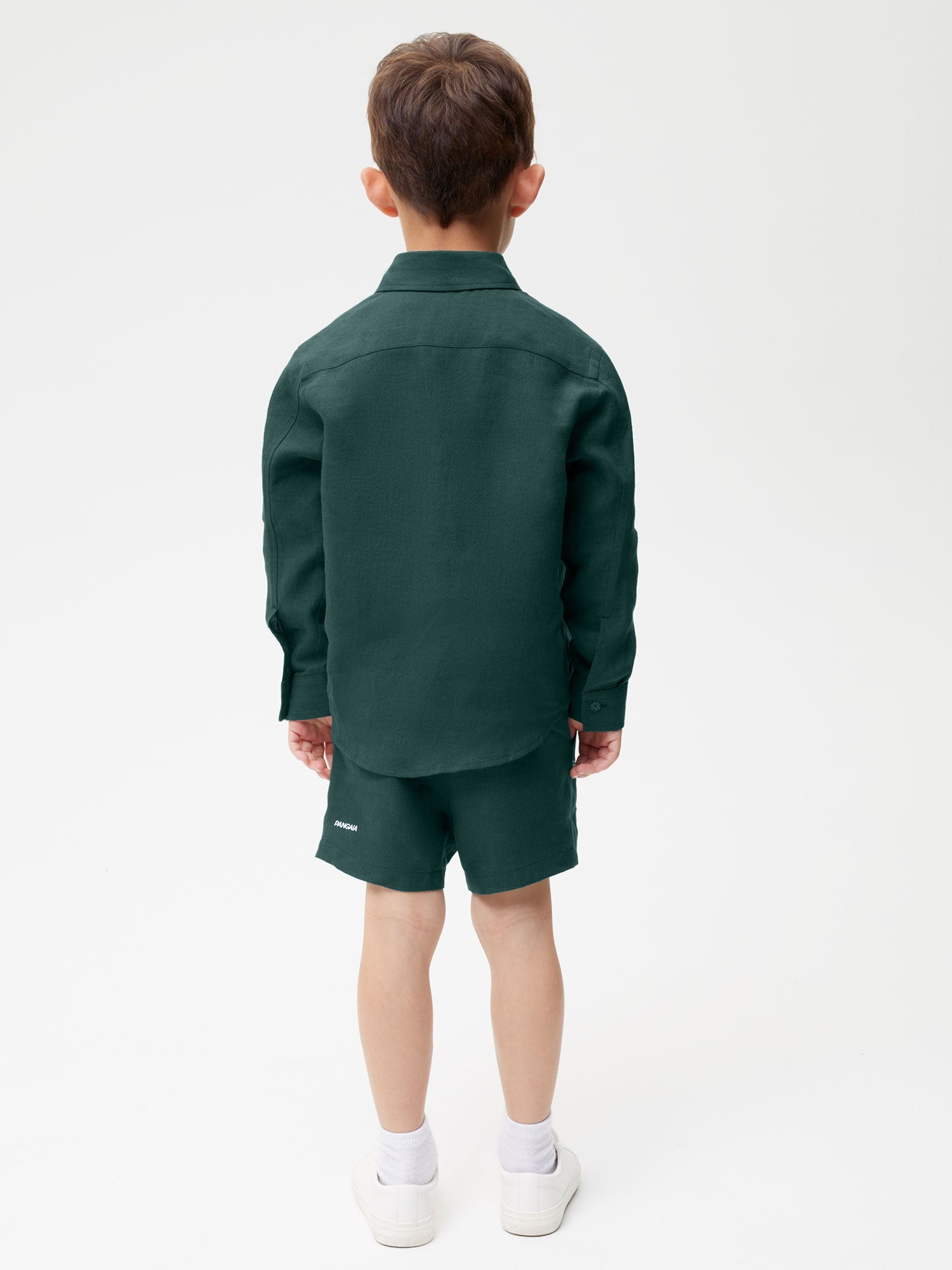 Kids Aloe Linen Long Sleeve Shirt