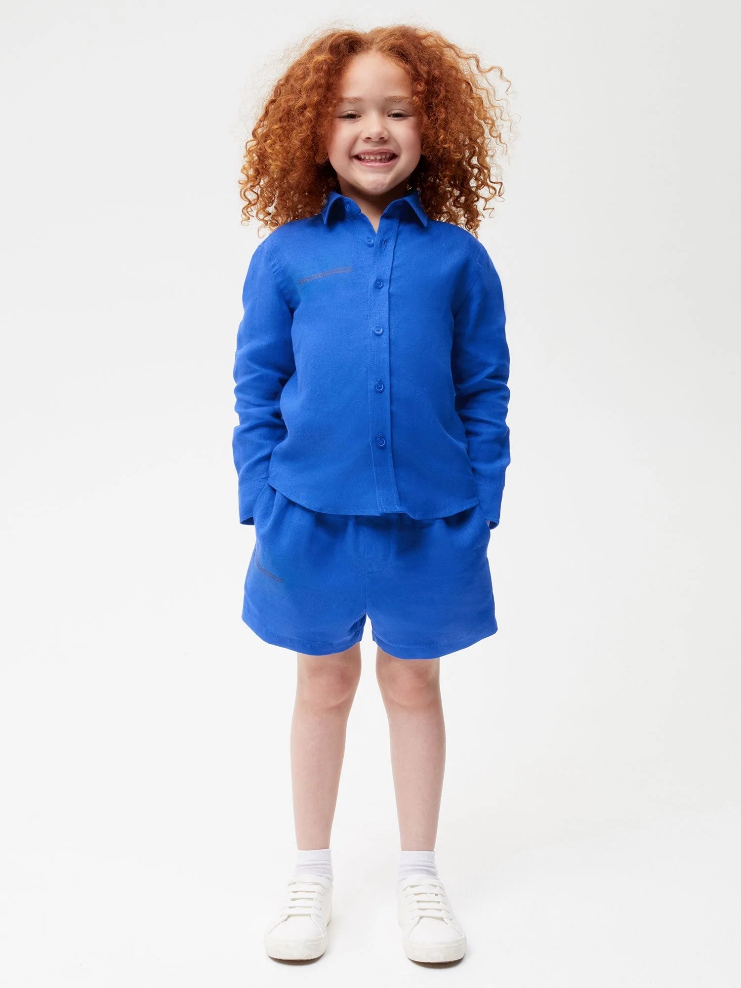 Kids Aloe Linen Long Sleeve Shirt