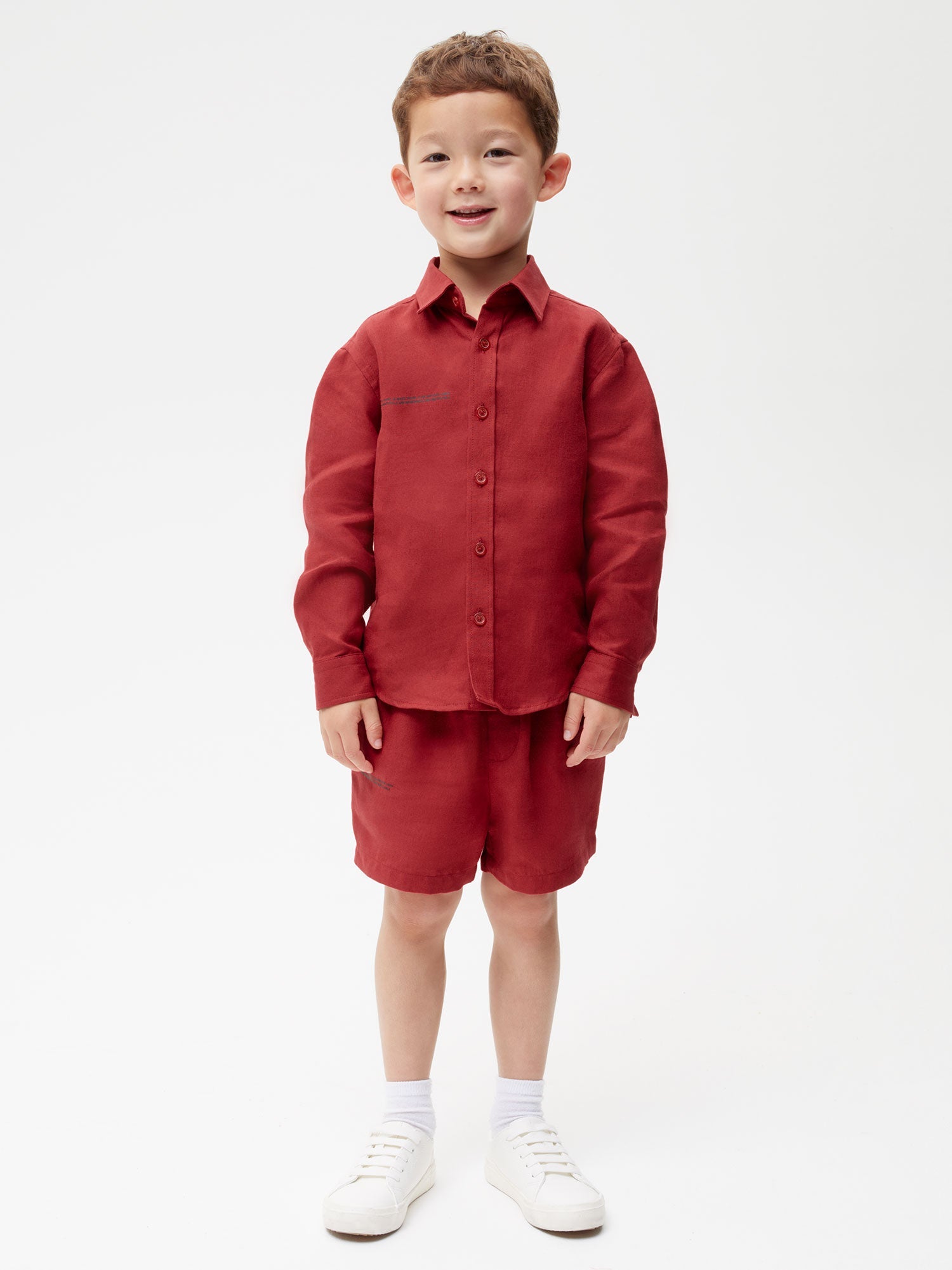 Kids Aloe Linen Long Sleeve Shirt