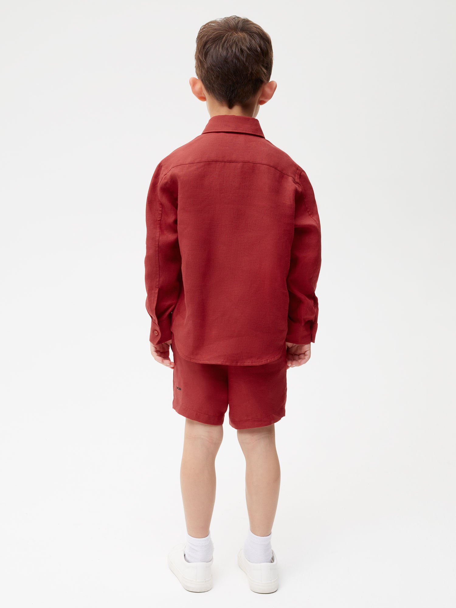 Kids Aloe Linen Long Sleeve Shirt