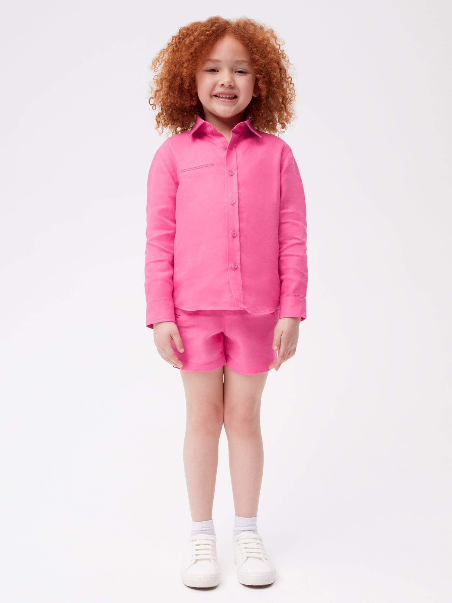 Kids Aloe Linen Long Sleeve Shirt