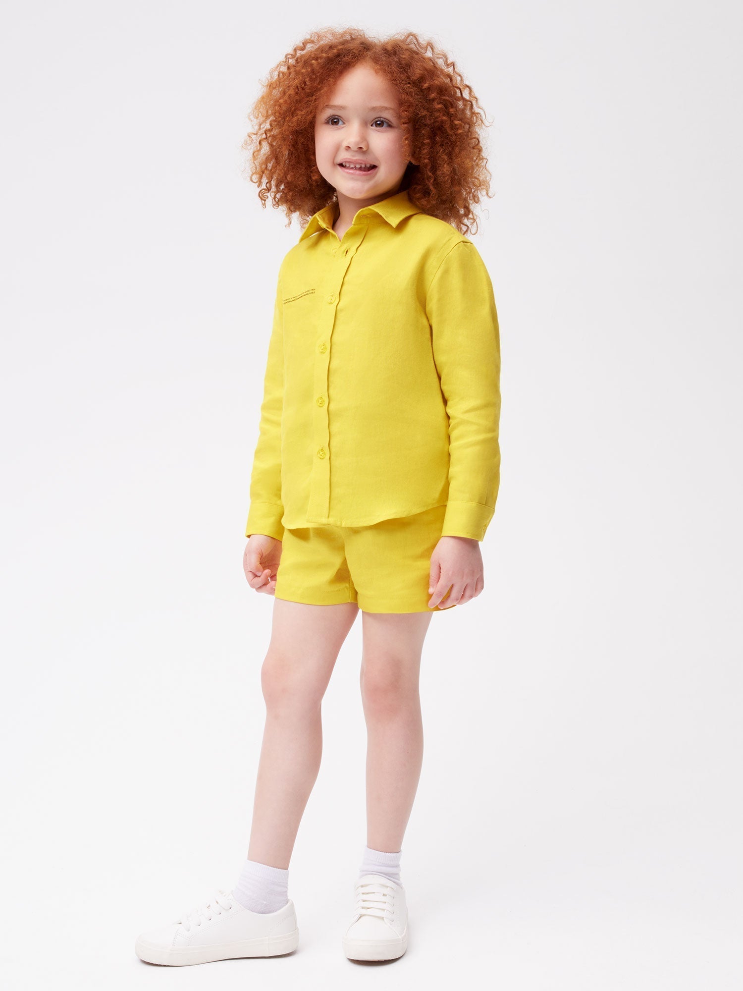 Kids Aloe Linen Long Sleeve Shirt