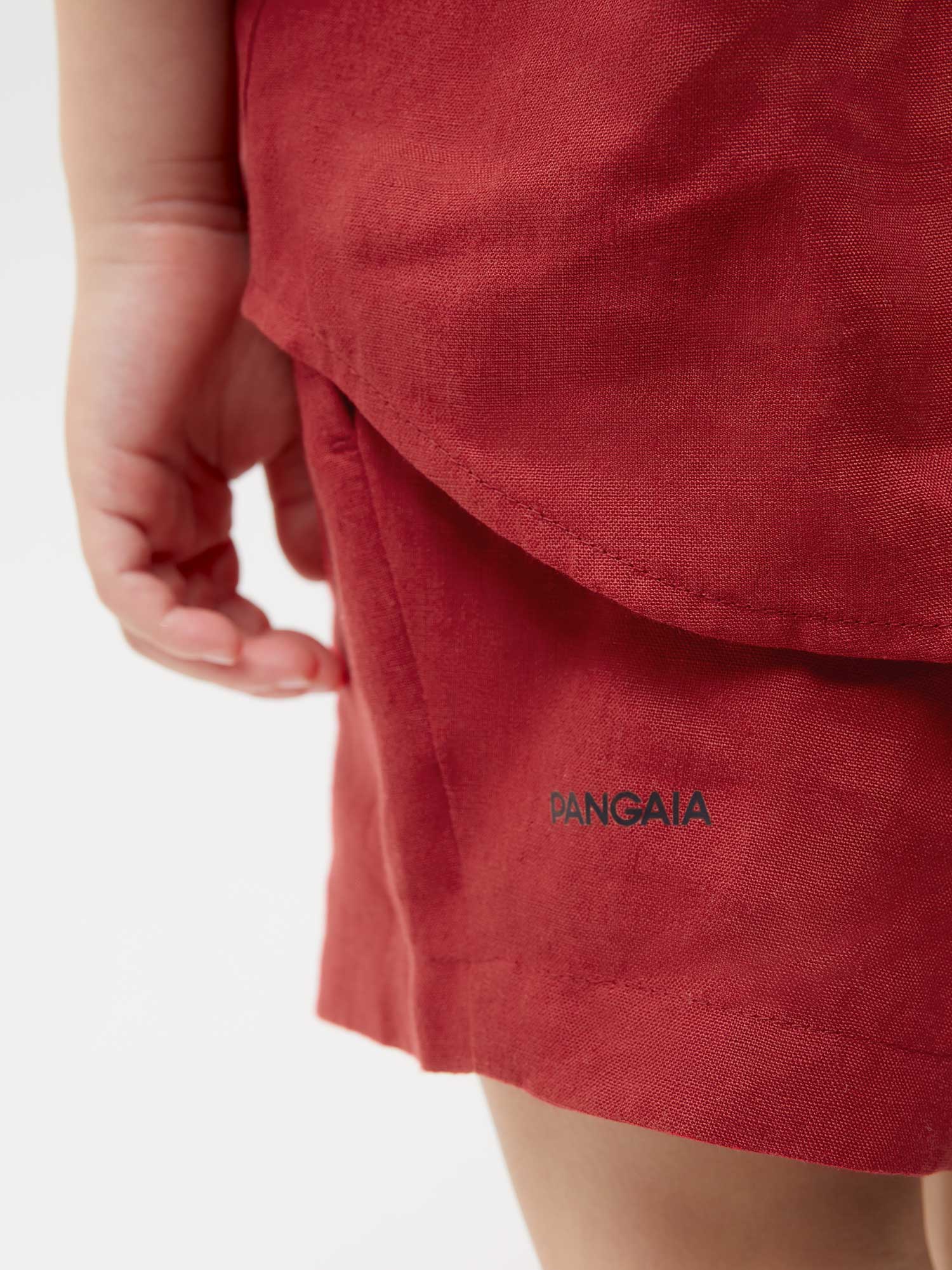Kids Aloe Linen Shorts