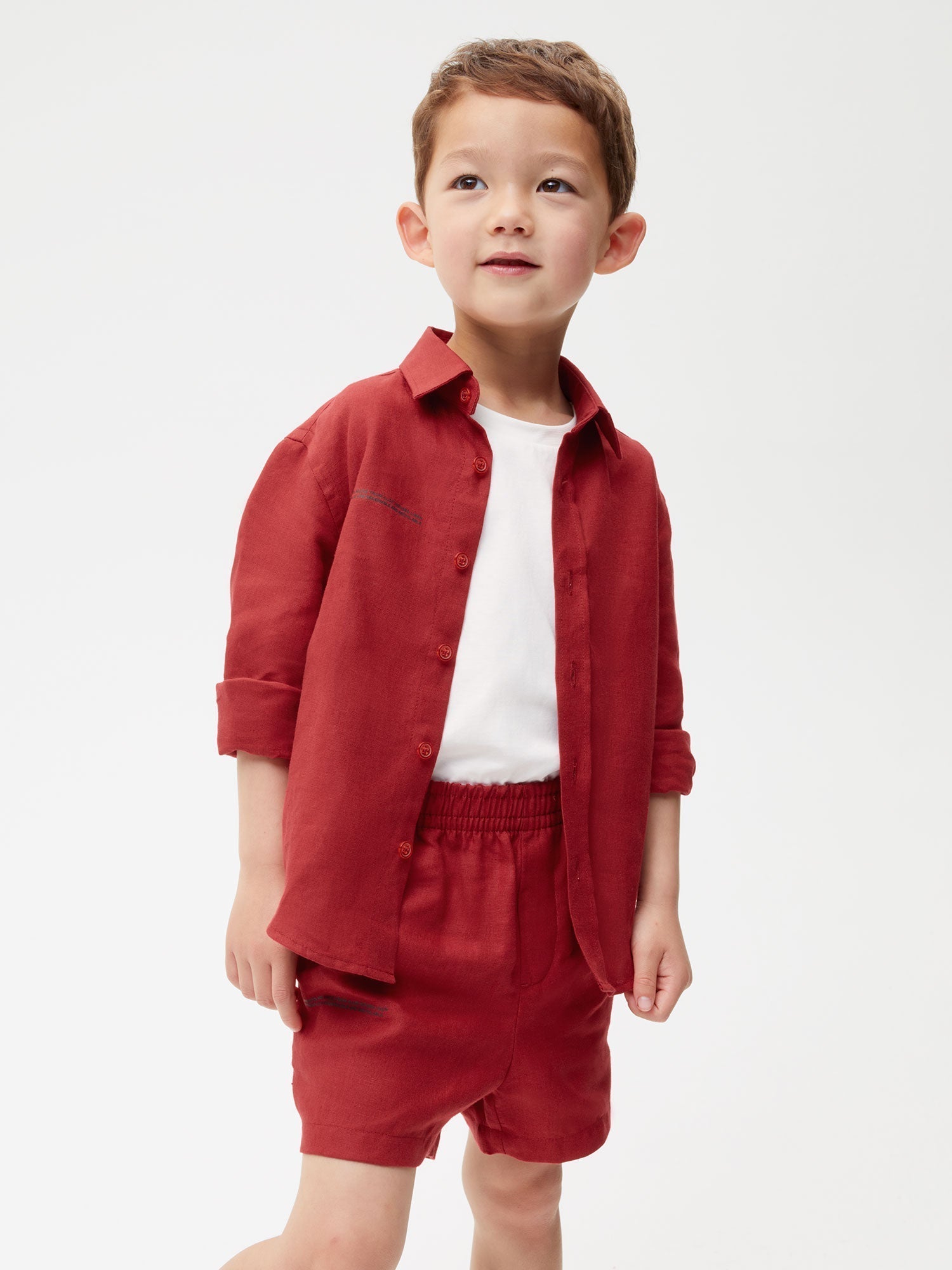 Kids Aloe Linen Shorts