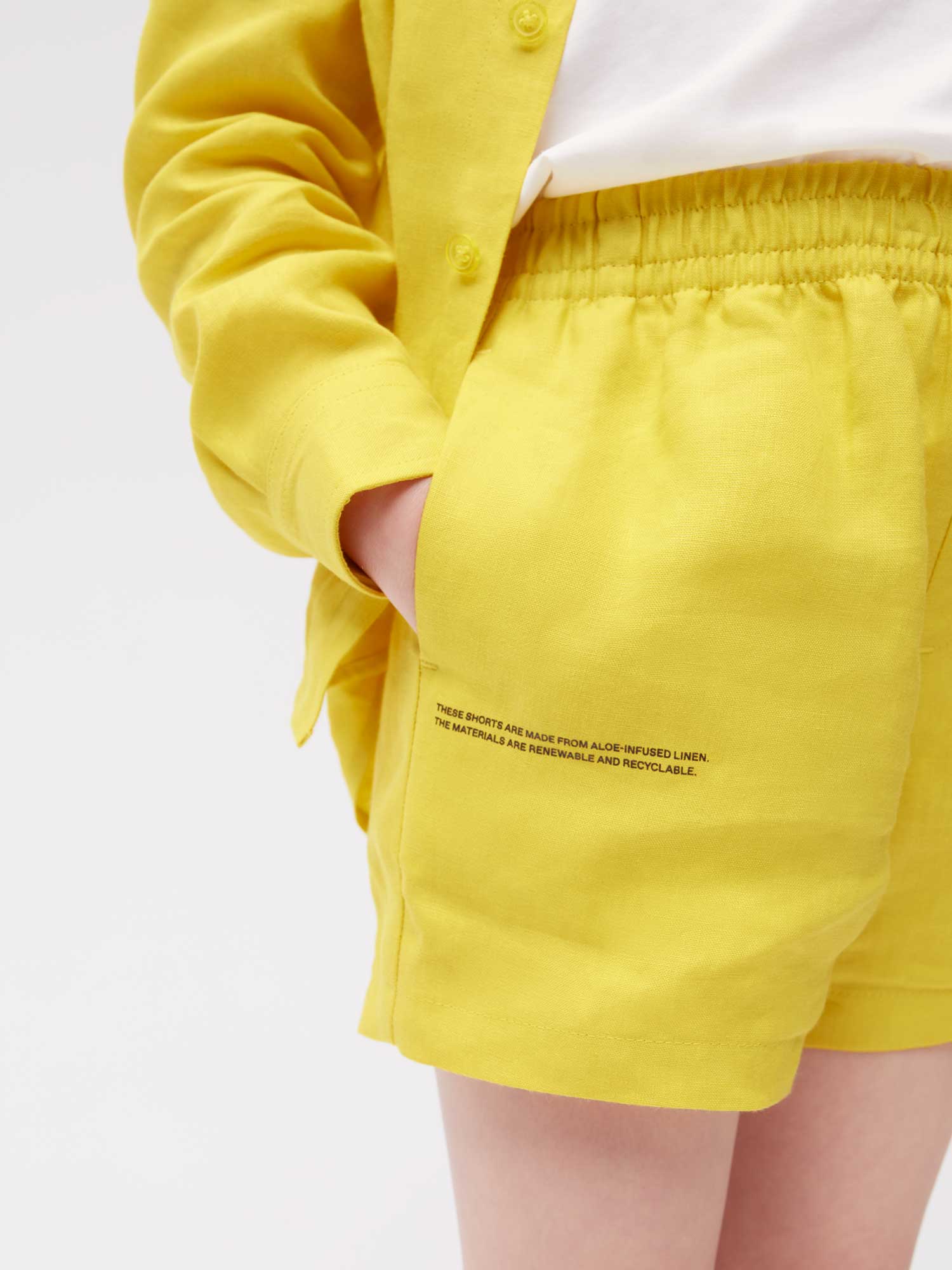 Kids Aloe Linen Shorts