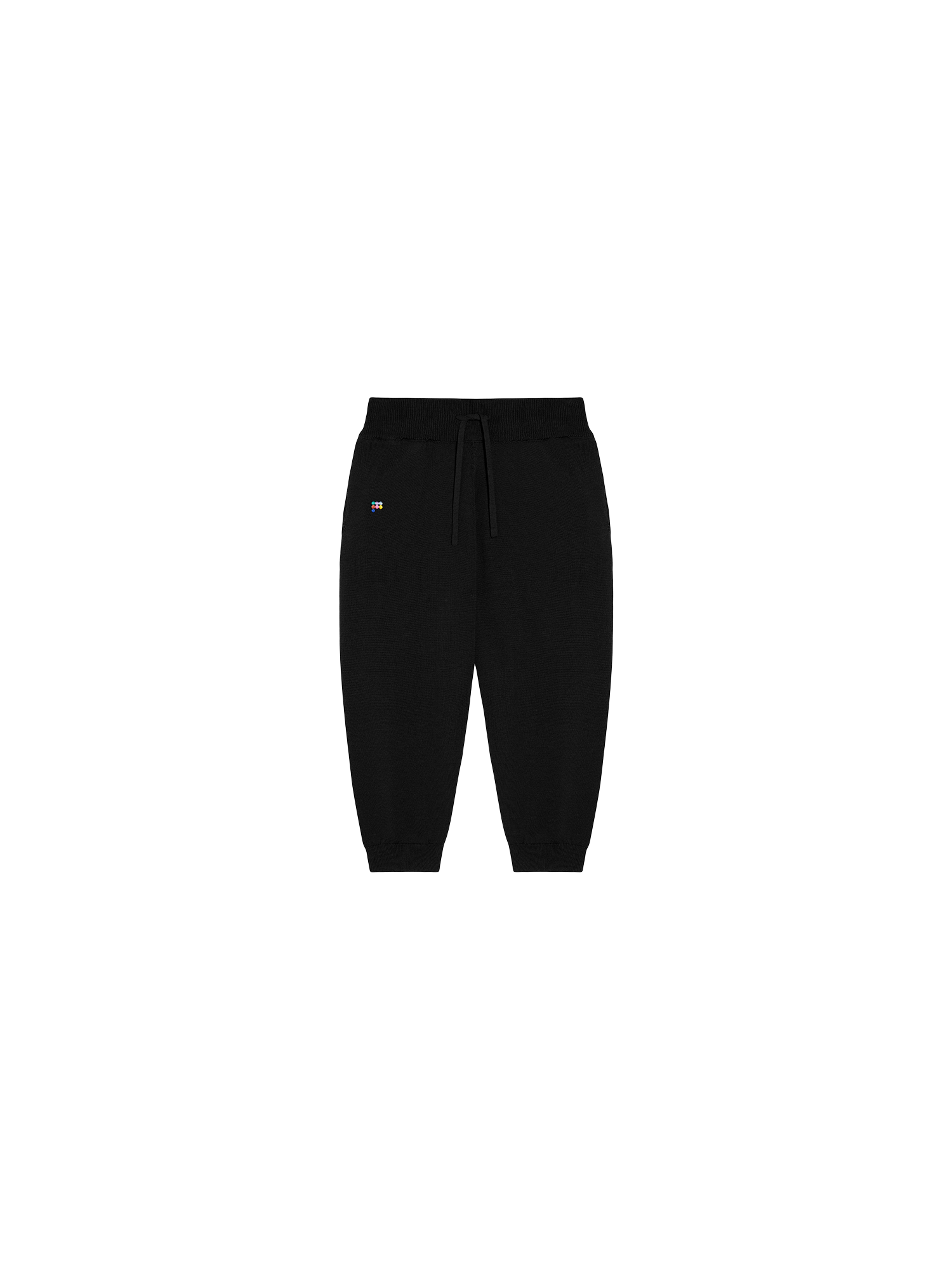 Kids Merino Wool Track Pants—black-packshot-3