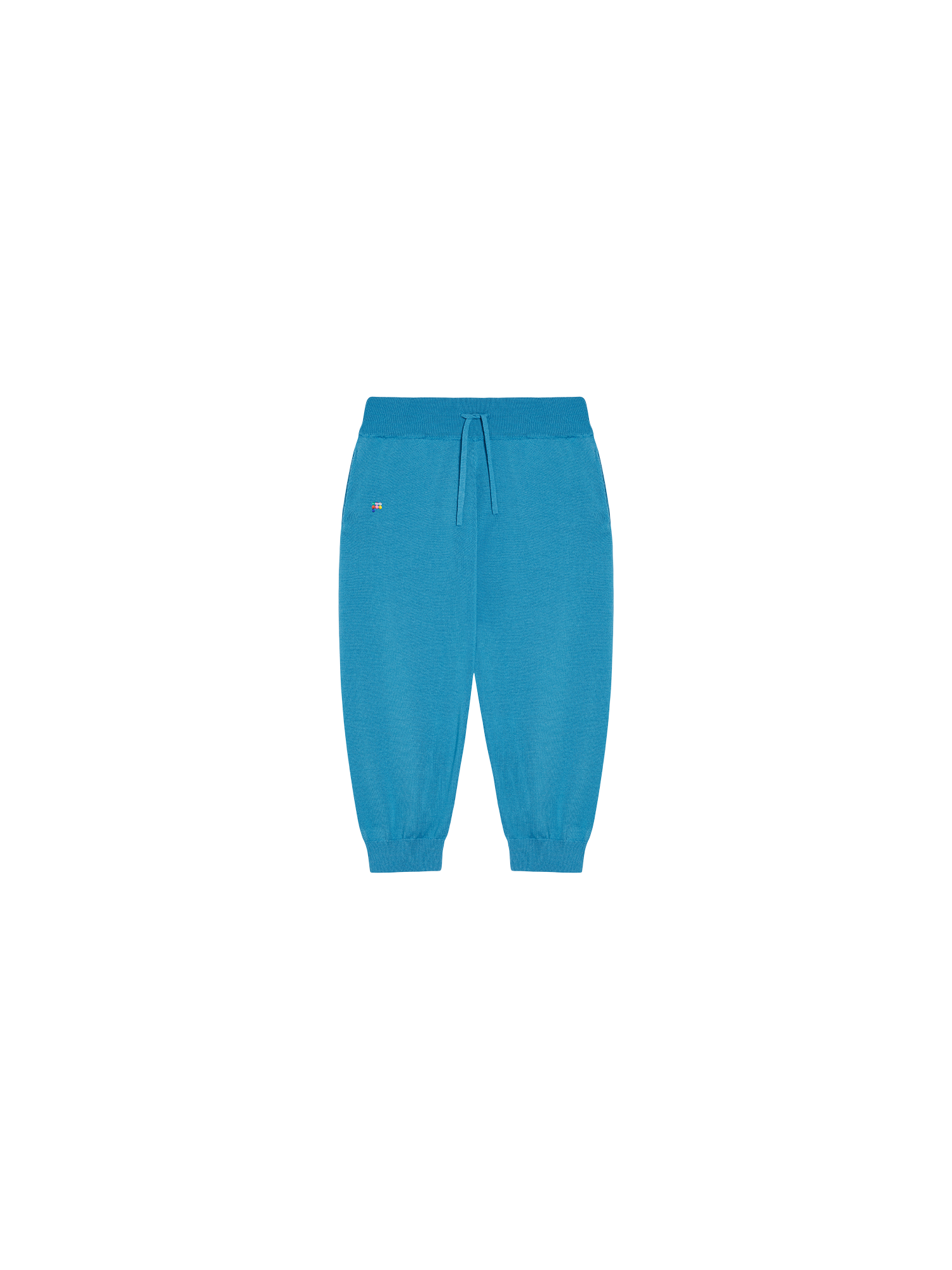 Kids Merino Wool Track Pants—electric blue-packshot-3