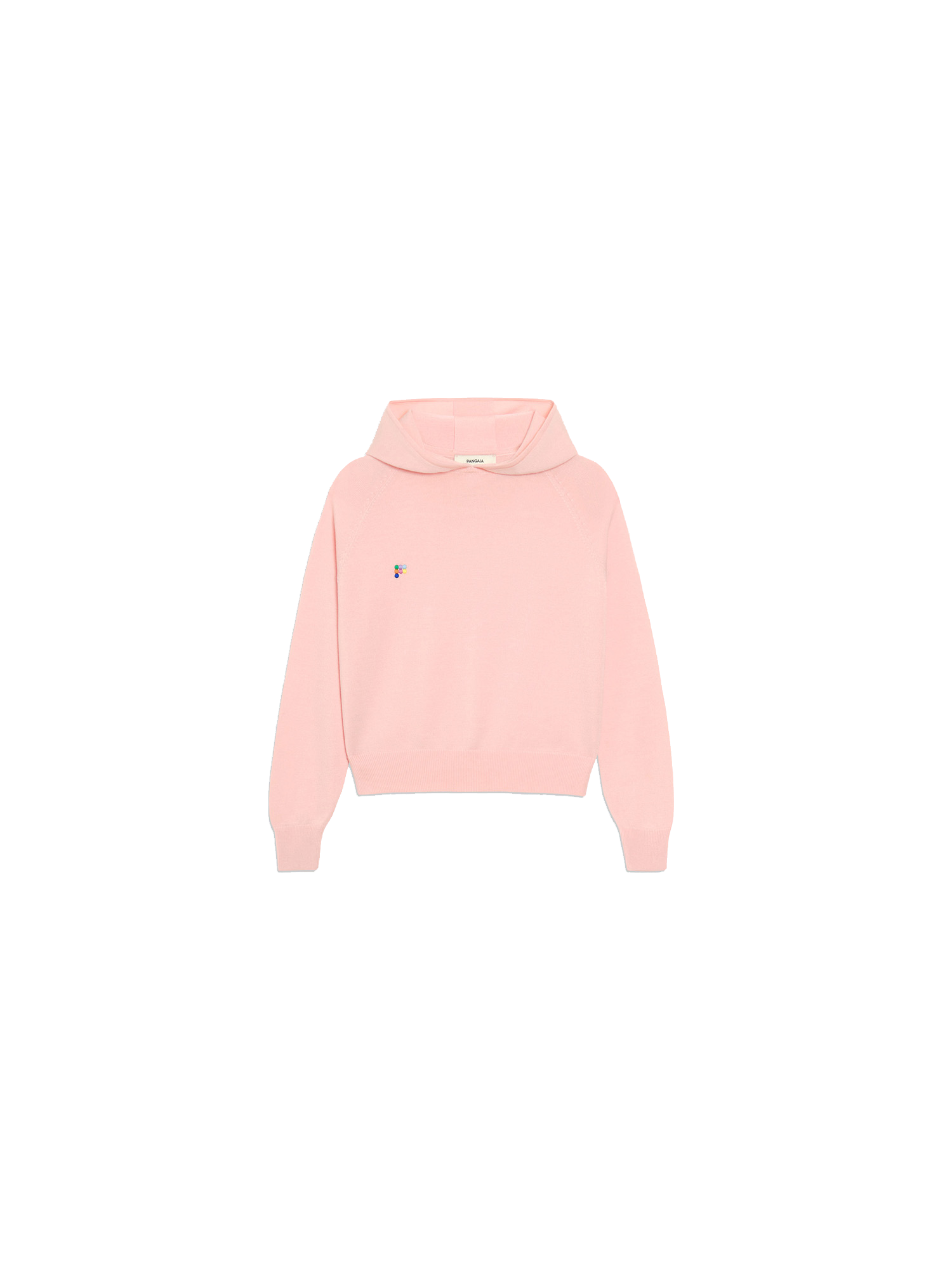 Kids Merino Wool Hoodie—pearl pink-packshot-3