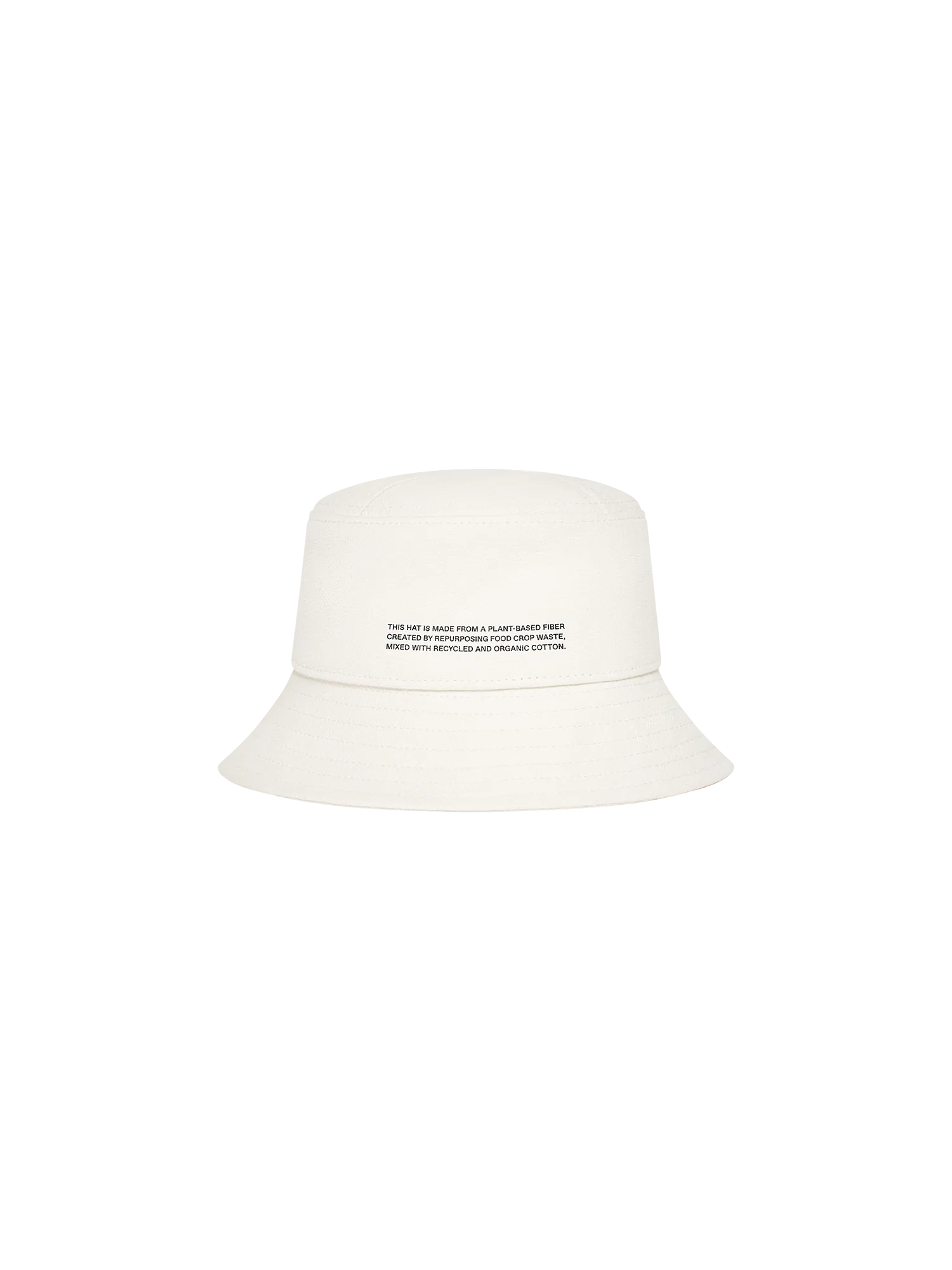 Kids Oilseed Hemp Canvas Bucket Hat—ecru ivory-packshot-3