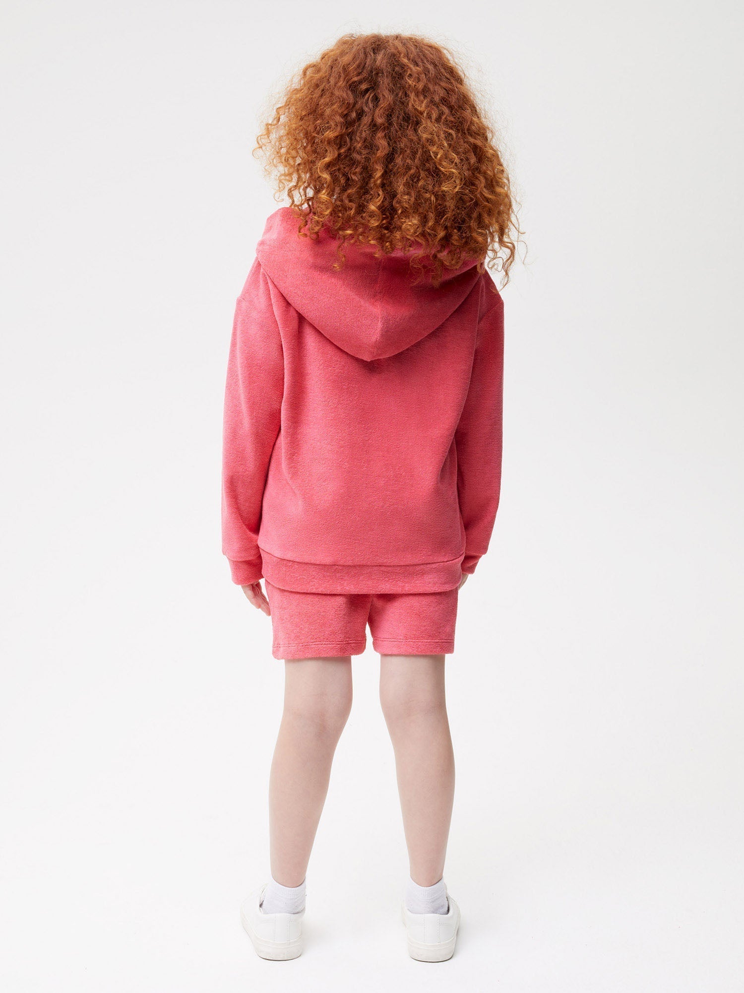 Kids Towelling Zipped Hoodie