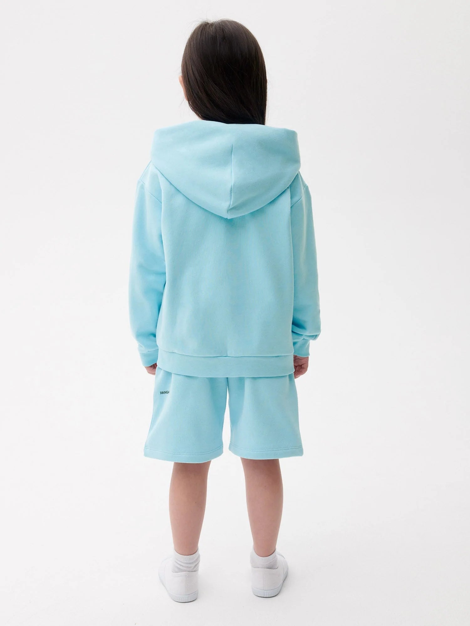 Kids Organic Cotton Zipped Hoodie Celestial Blue