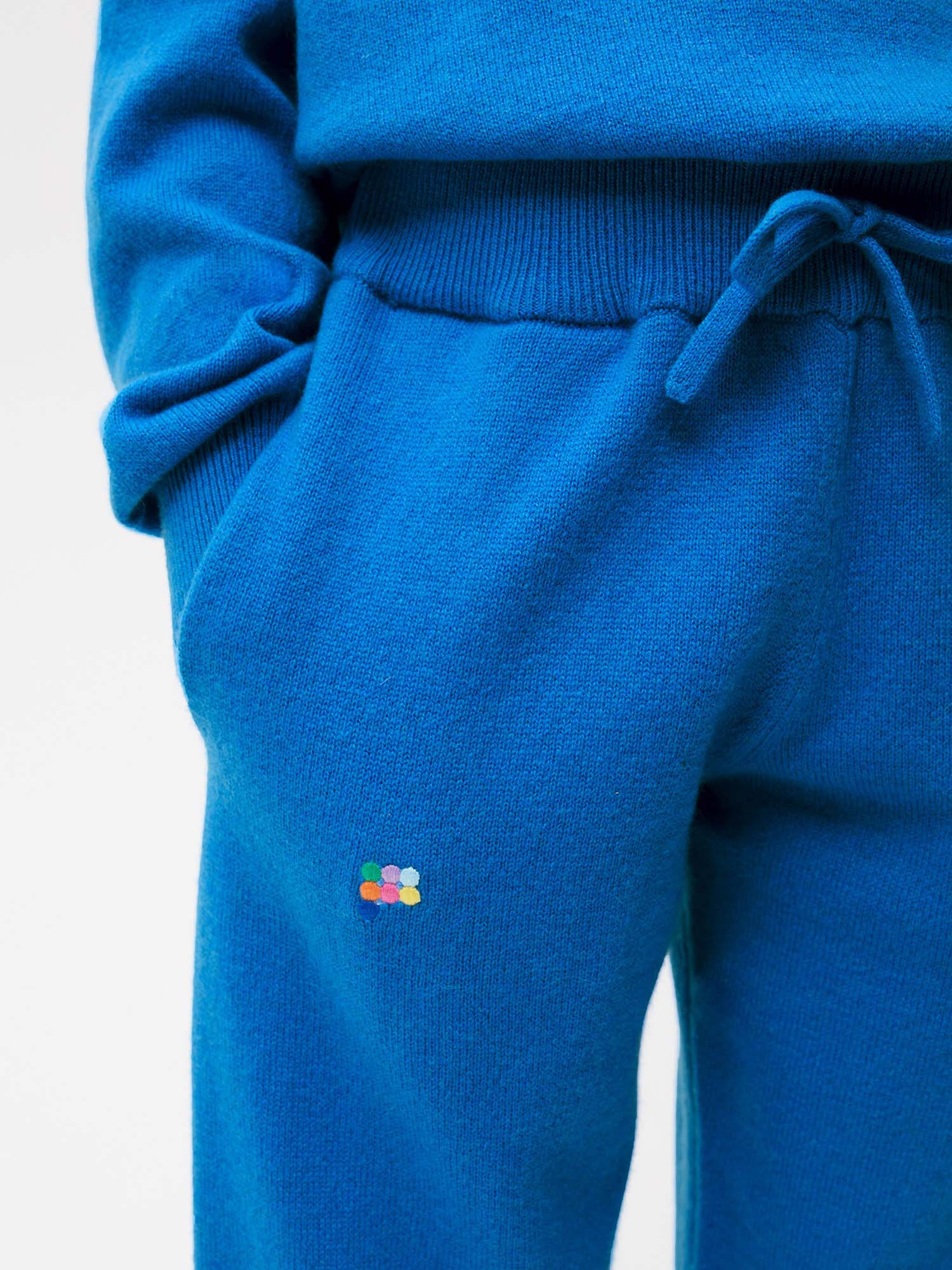 Kids-Recycled-Cashmere-Track-Pants-Cerulean-Blue-3