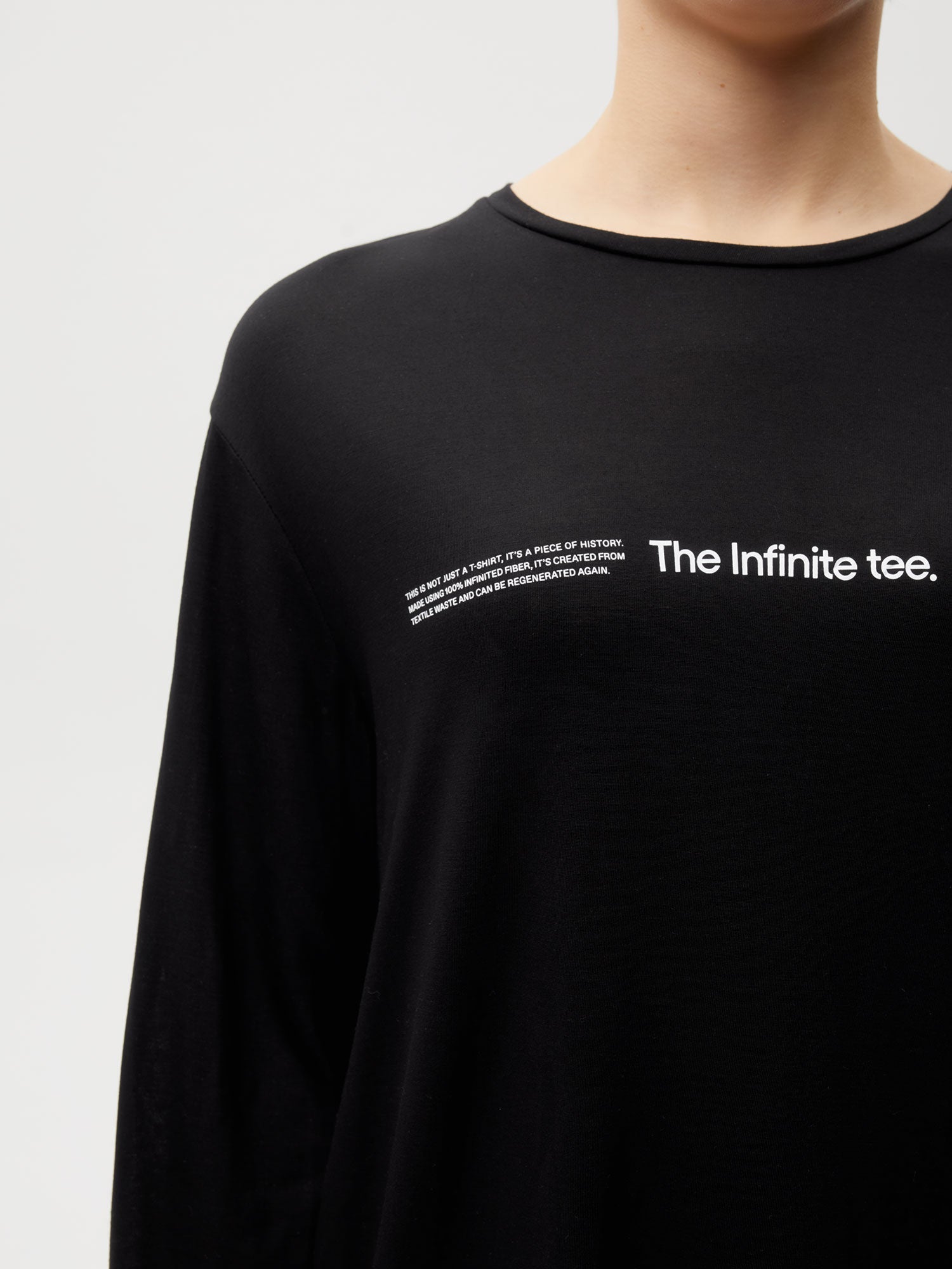 LAB Infinited Fiber Long Sleeve T Shirt Black Female