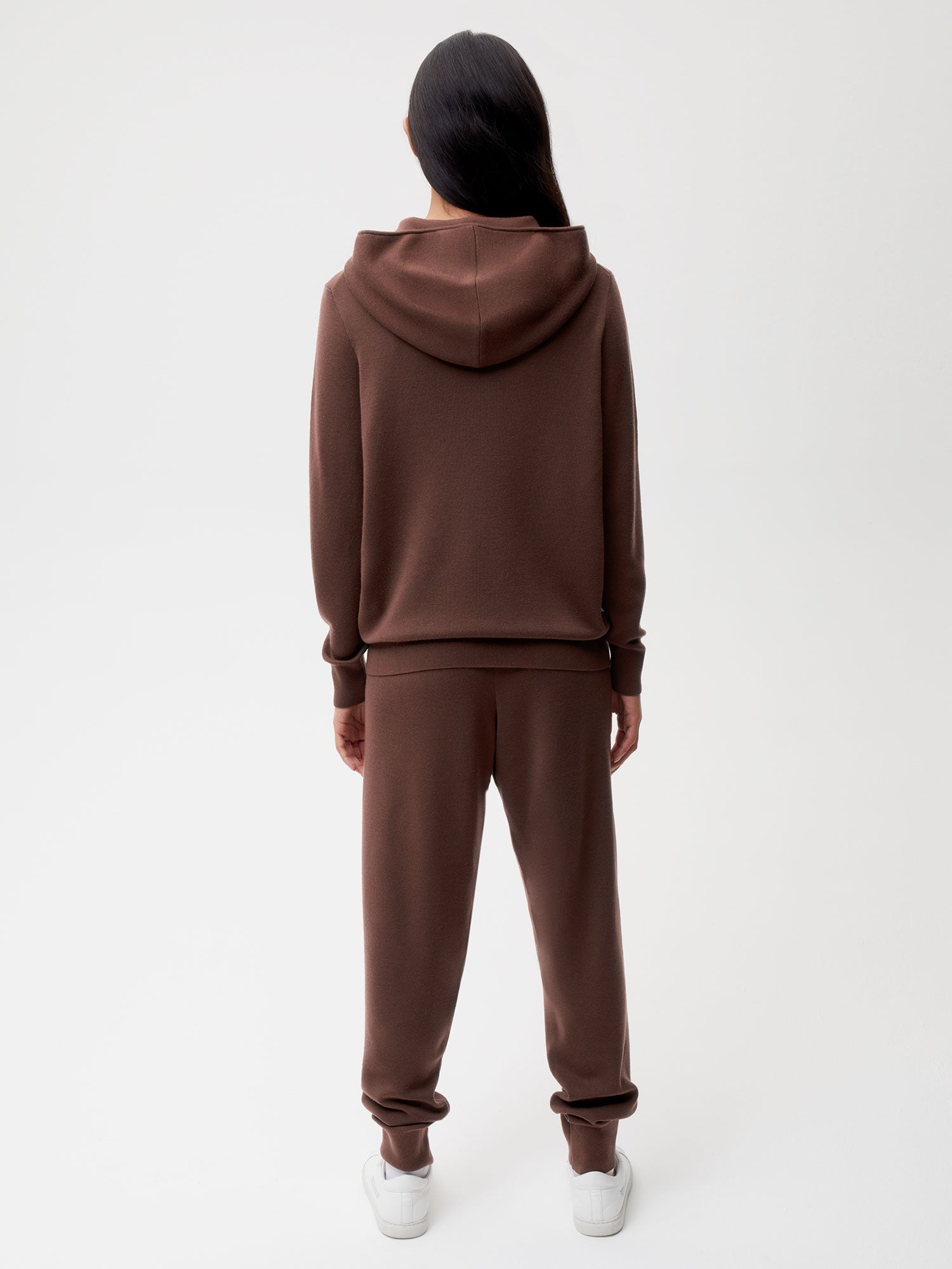 Merino Track Pants Chesnut Brown Female