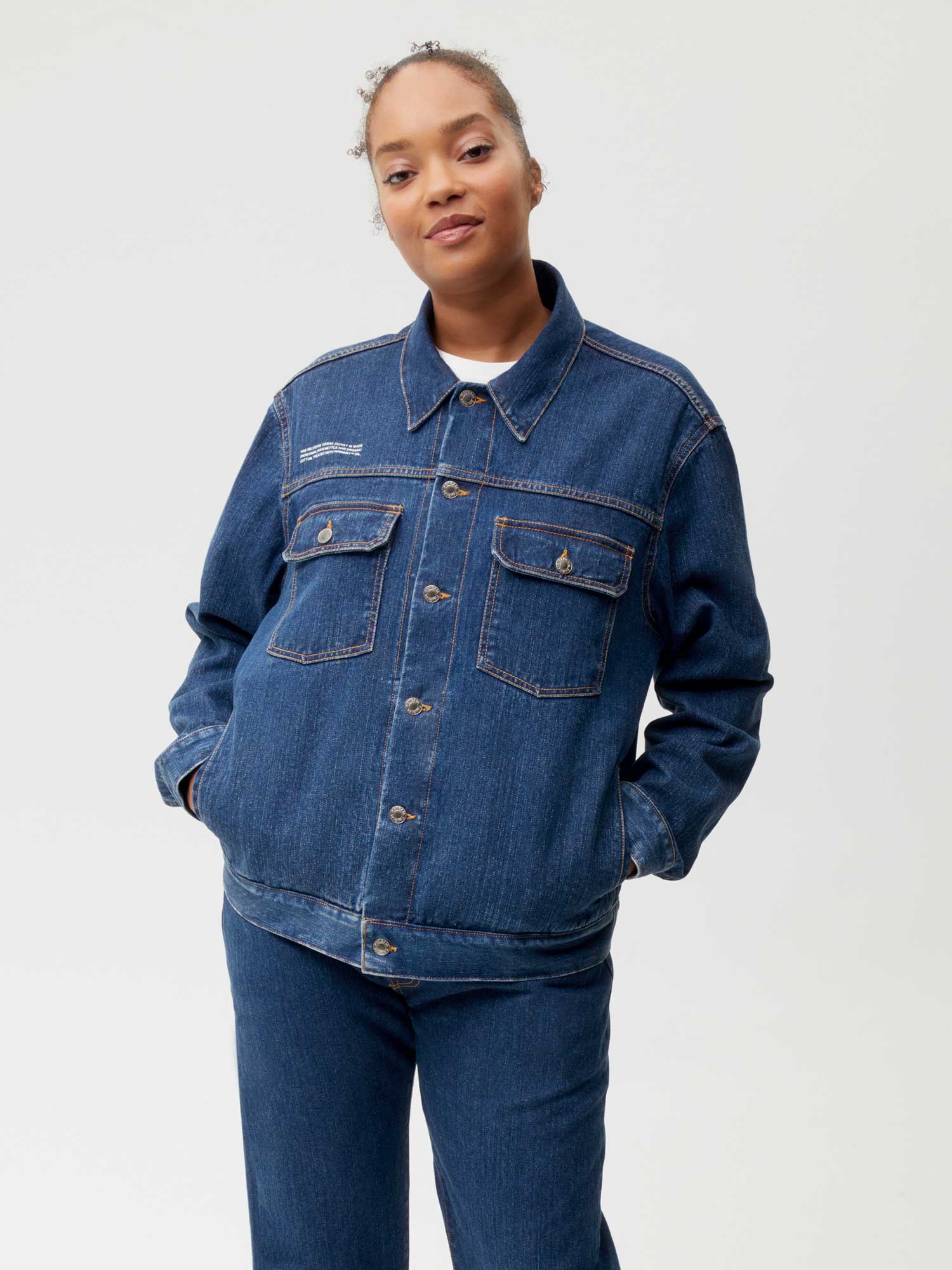 Nettle Denim Jacket Mid Wash Female W