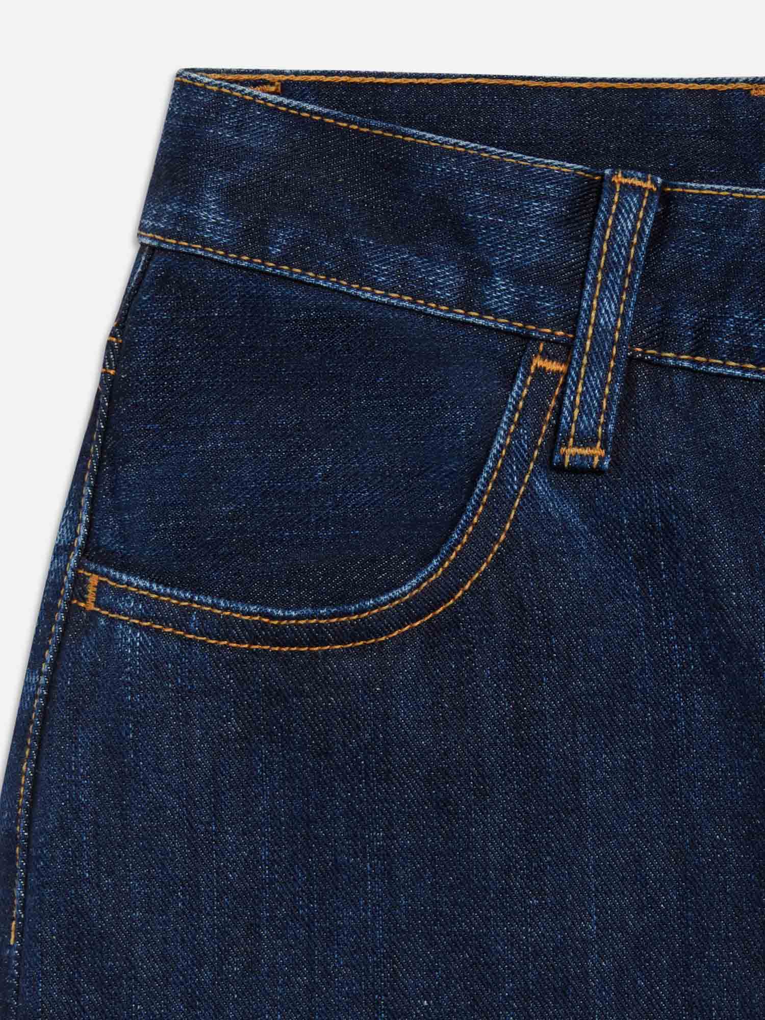 Nettle High Rise Denim Rinse Wash