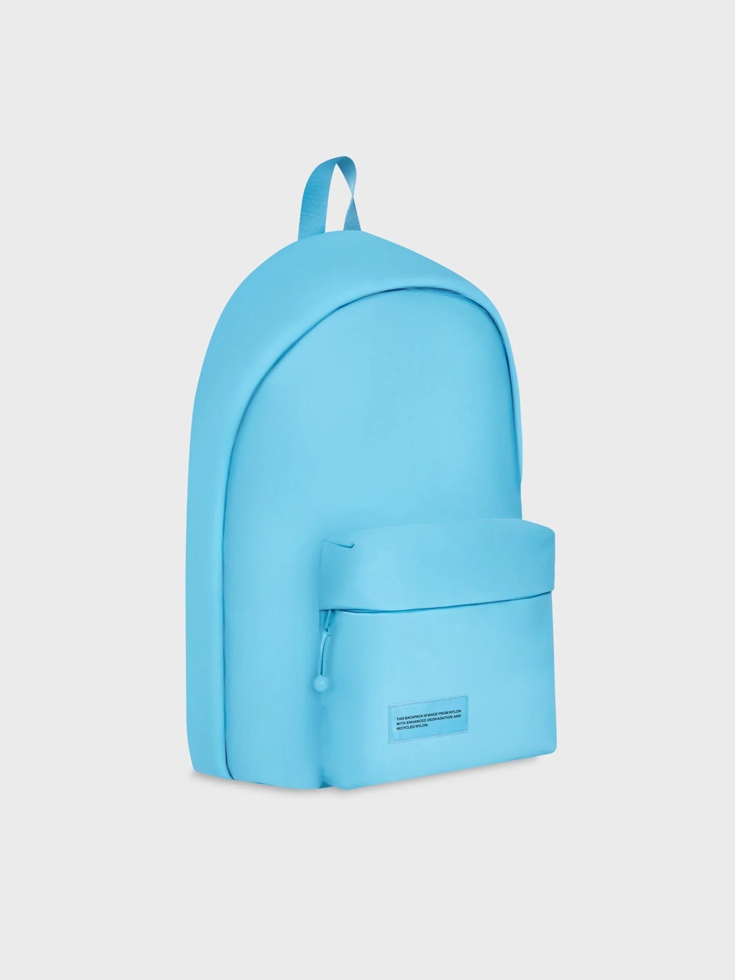 Nylon Padded Backpack Beach Blue