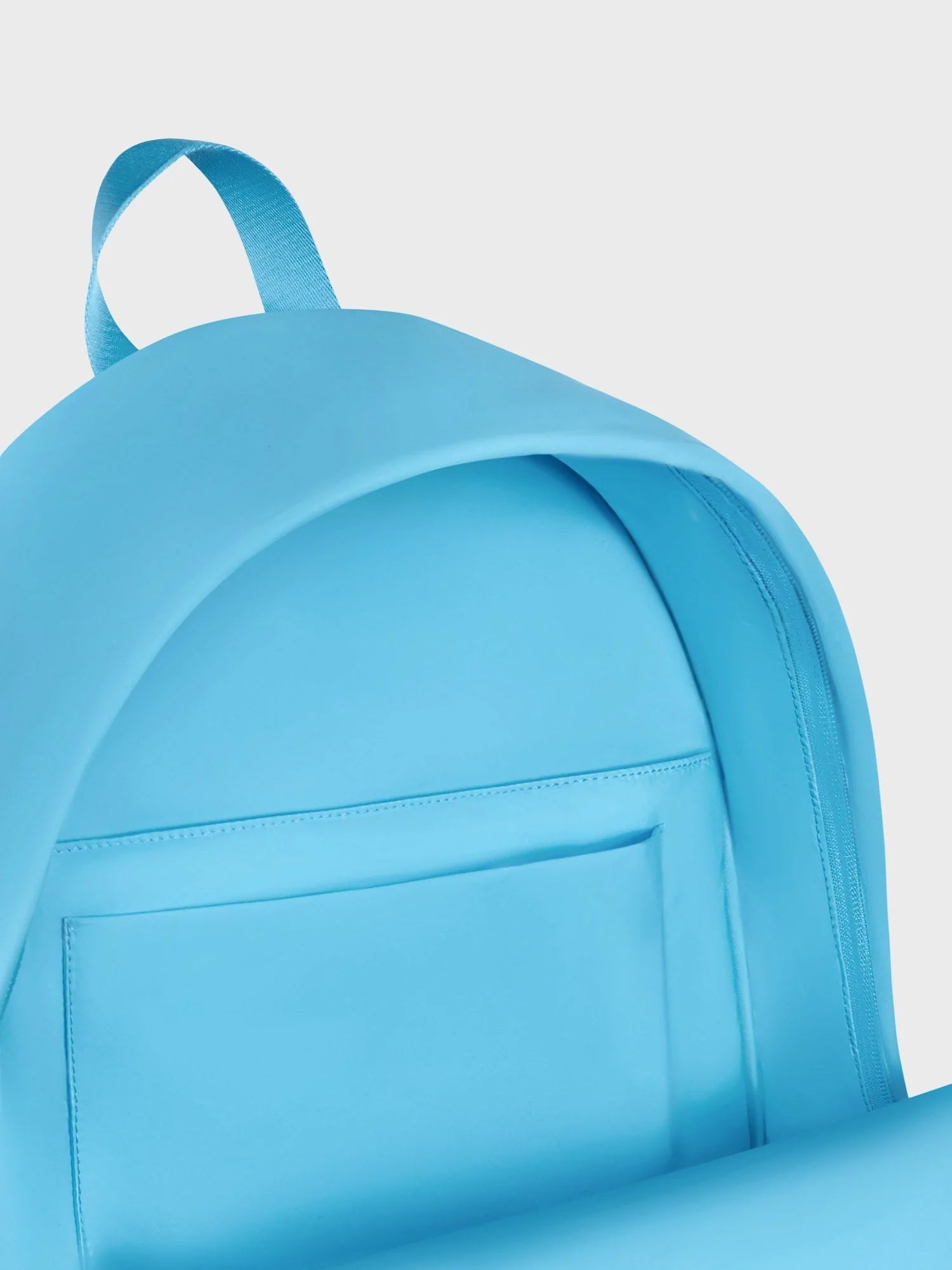 Nylon Padded Backpack Beach Blue