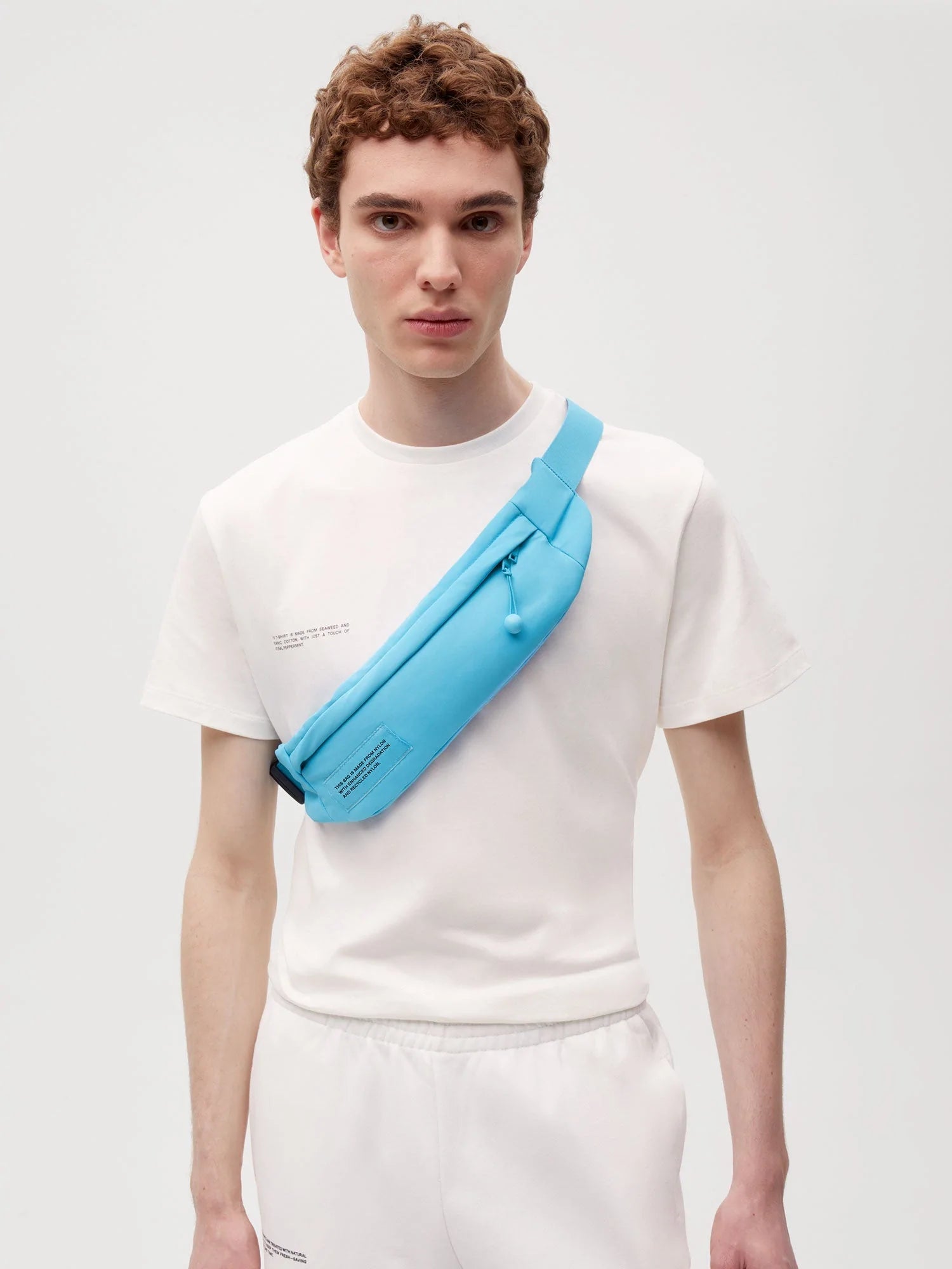 Nylon Padded Fannypack Beach Blue Male