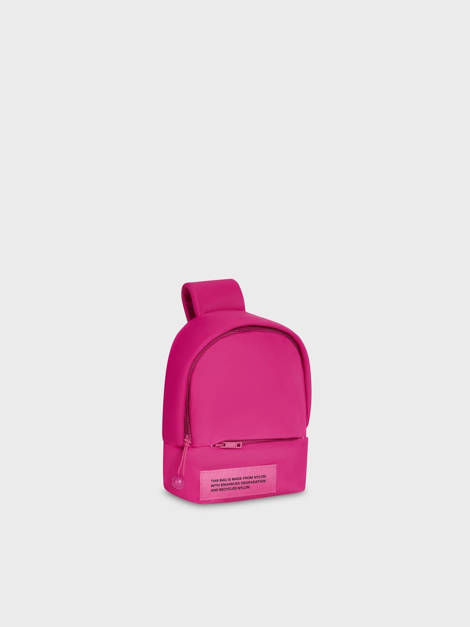 Nylon Padded Mini Backpack Foxglove Pink