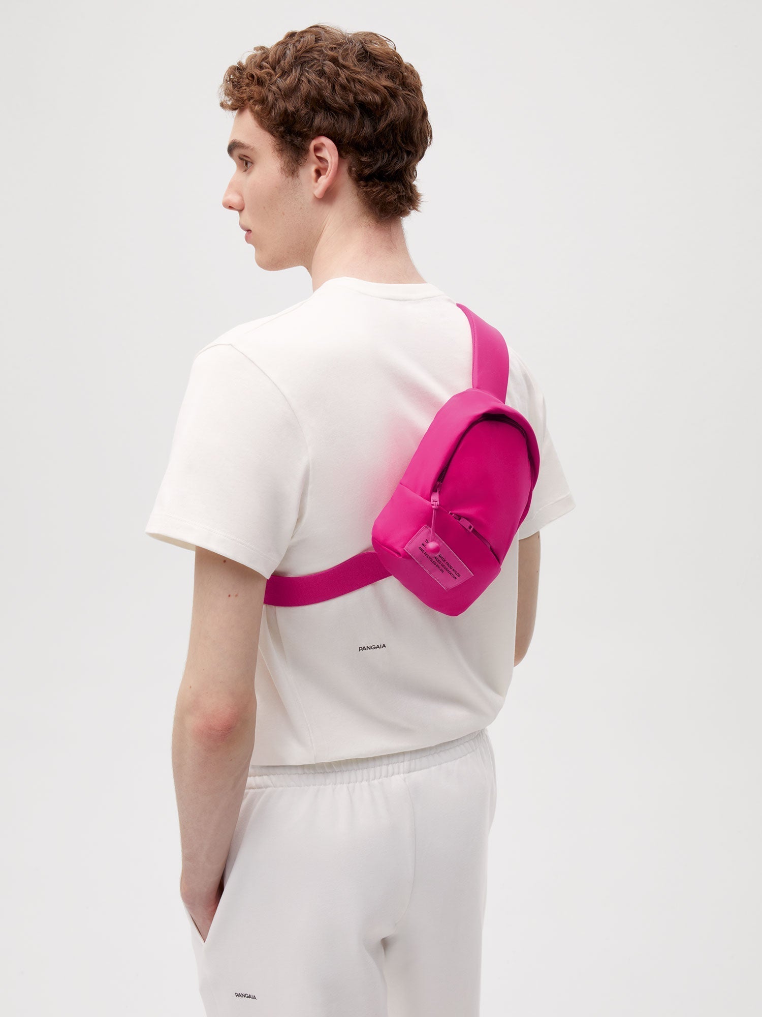 Nylon Padded Mini Backpack Foxglove Pink Male