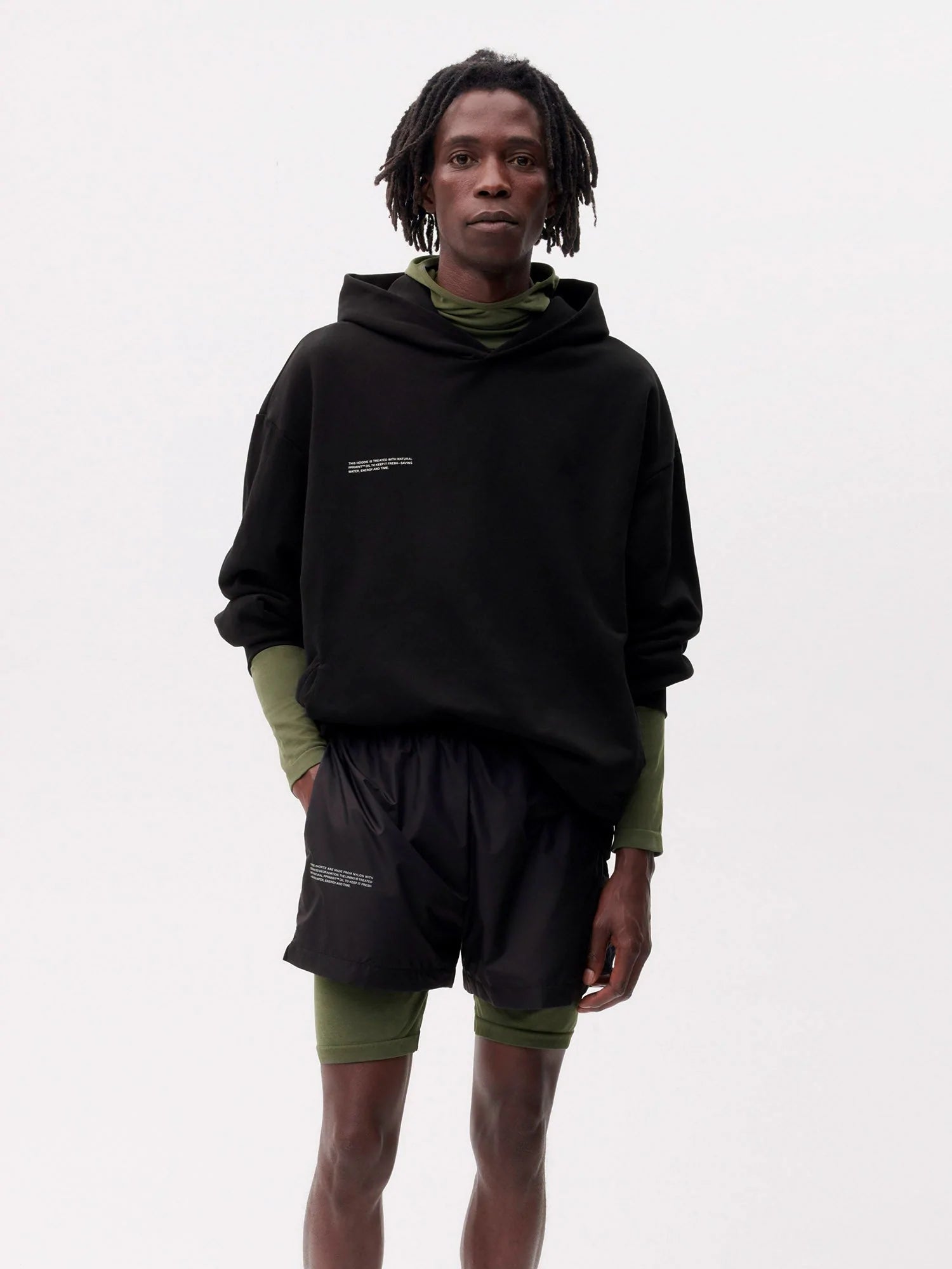 Nylon Shorts Black Male