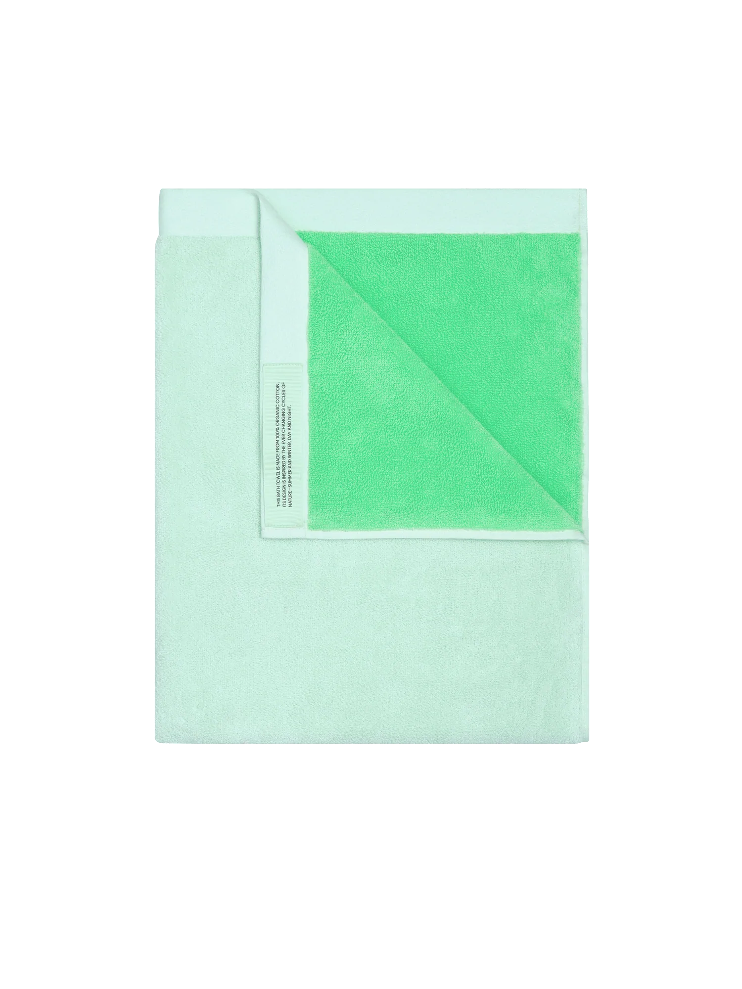 Organic-Cotton-Bi-Colour-140x70-Towel-Lagoon-Green-packshot-3