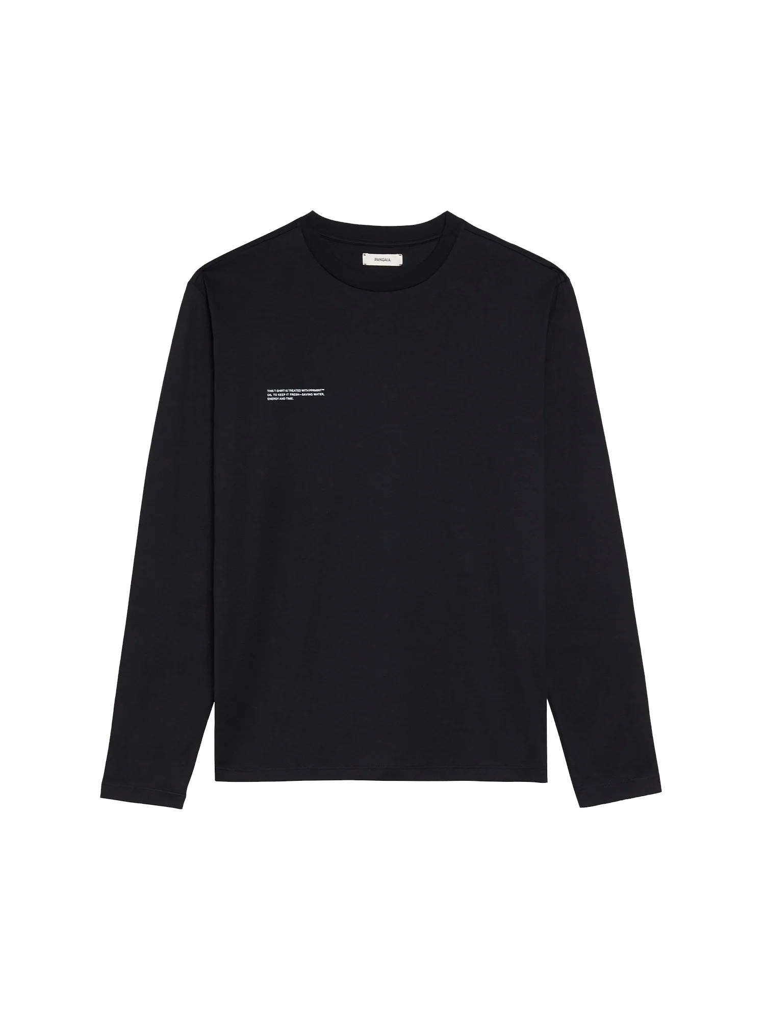 Organic Cotton Lightweight Long Sleeve T-shirt—black-packshot-3