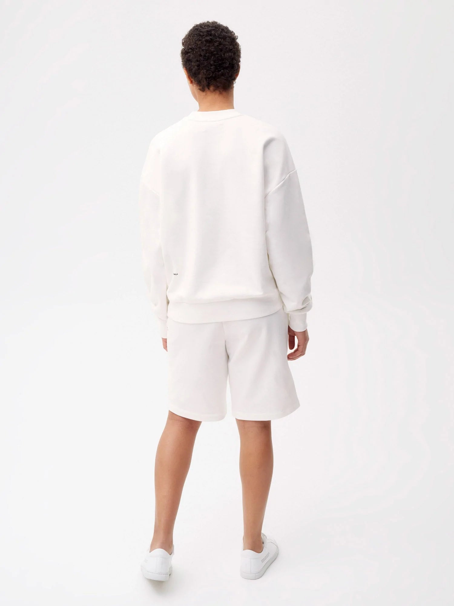 Organic Cotton Long Shorts Off White Female