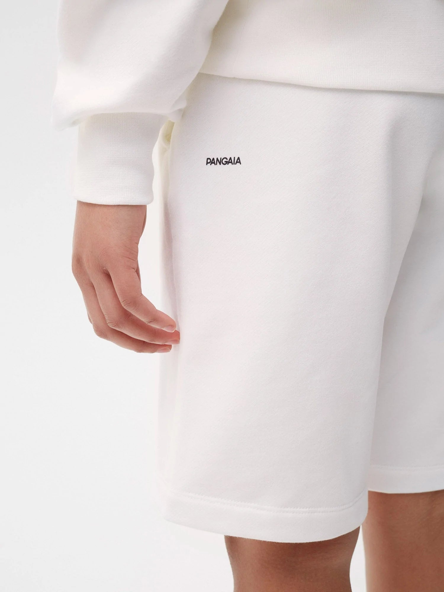 Organic Cotton Long Shorts Off White Female