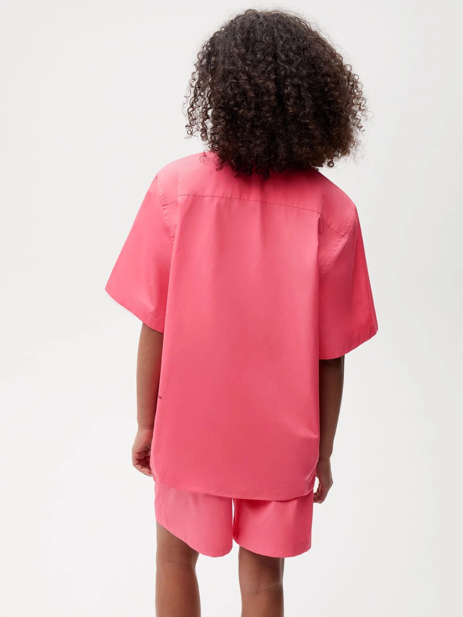 Organic Cotton Poplin Short Sleeve Shirt Female