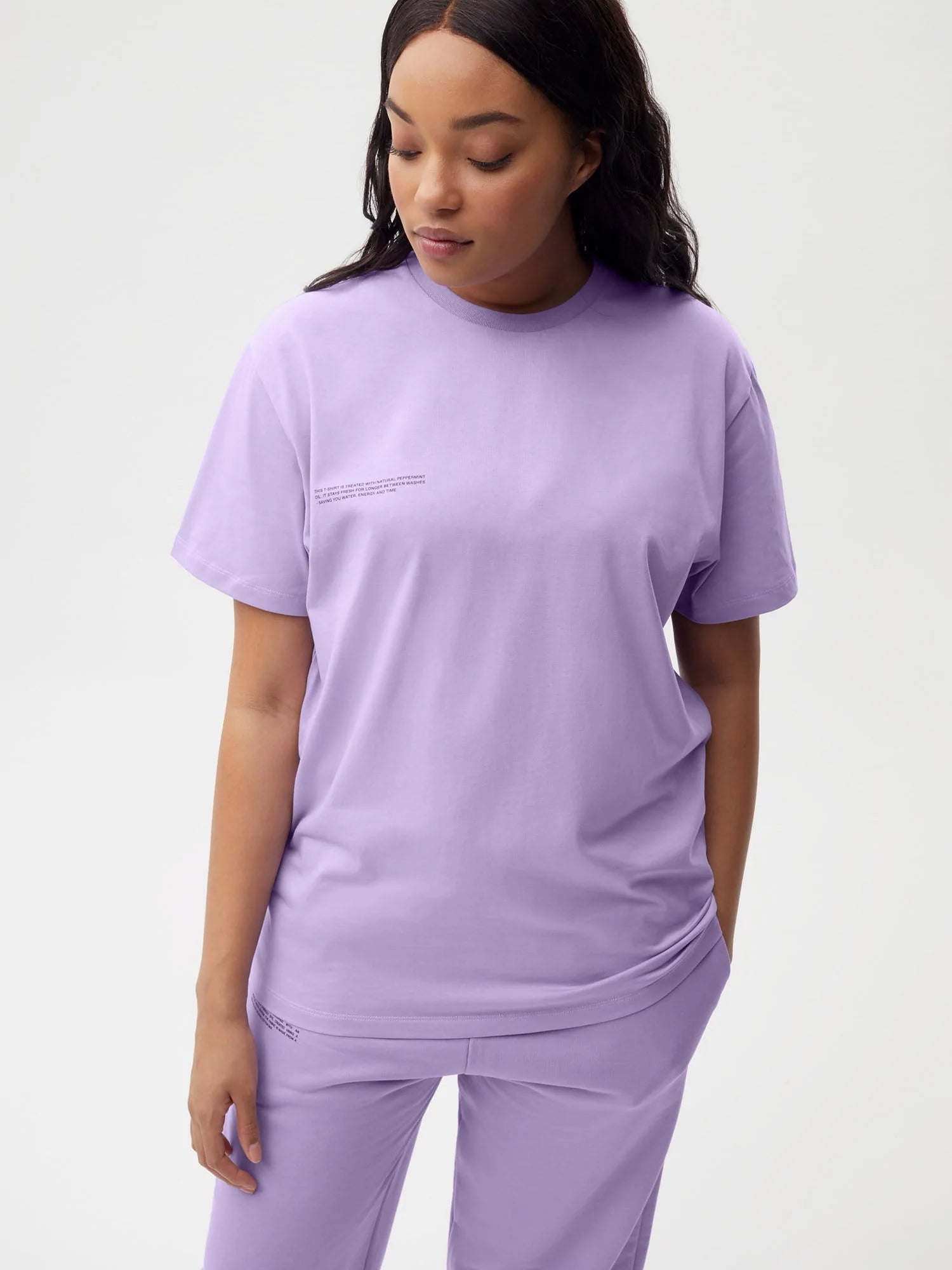 Organic Cotton T Shirt Orchid Pruple Female 5