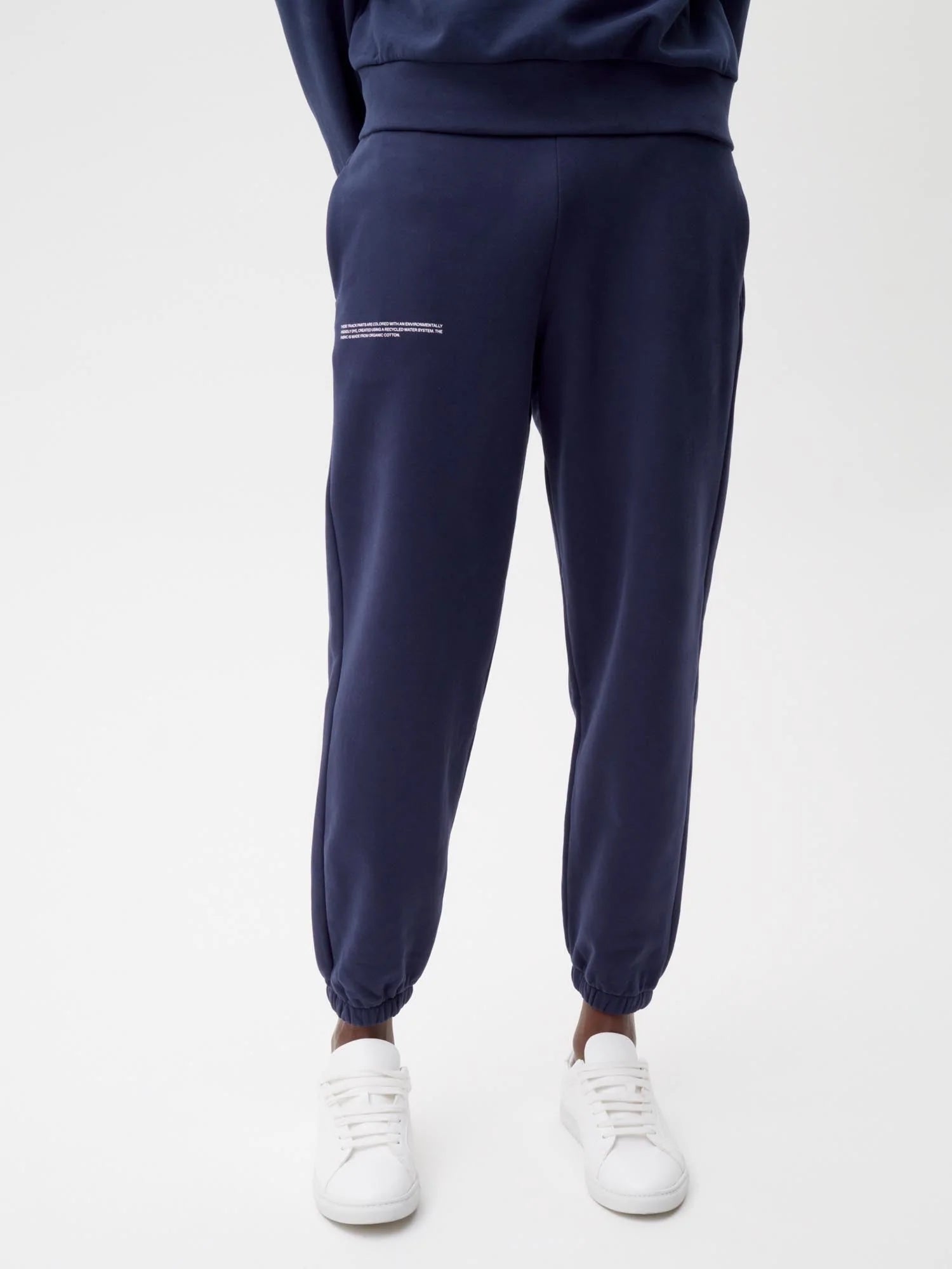 Organic Cotton Track Pants Navy Blue Male