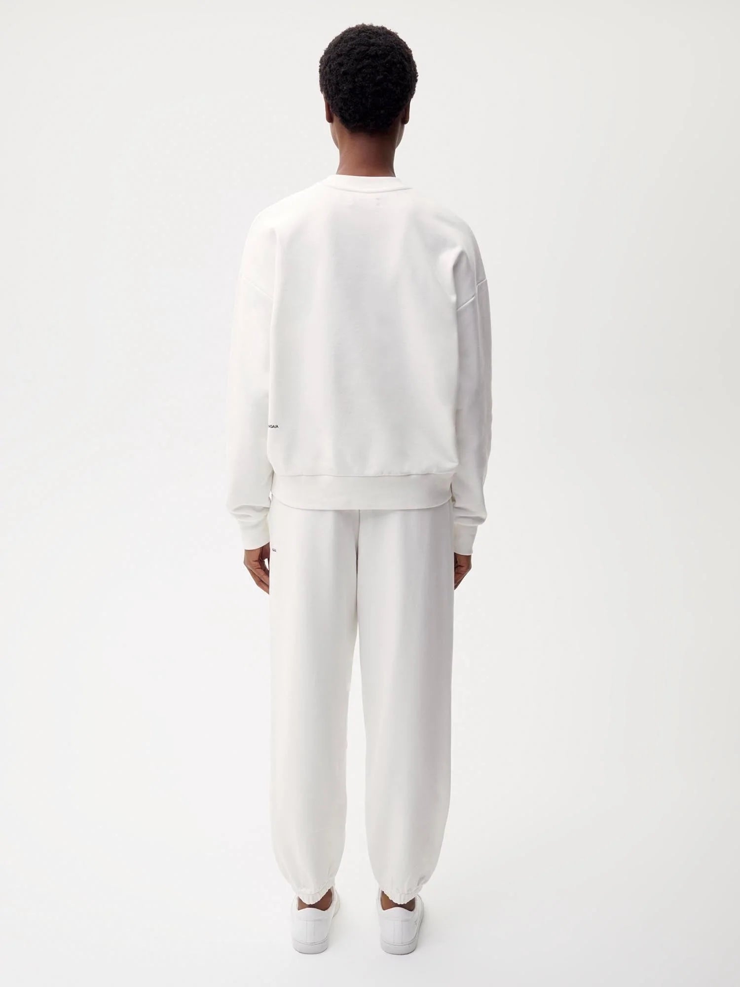 Organic Cotton Track Pants Off White Female