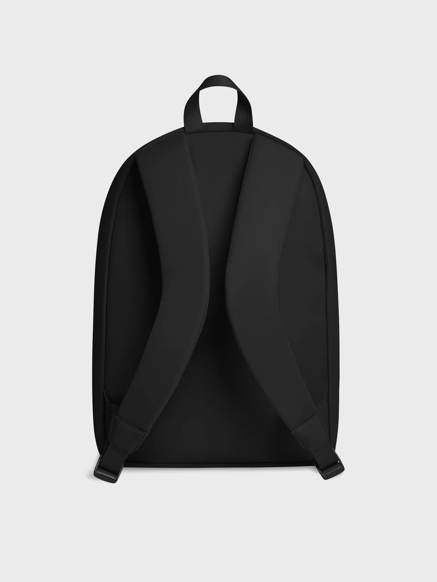 Padded Nylon Backpack Black